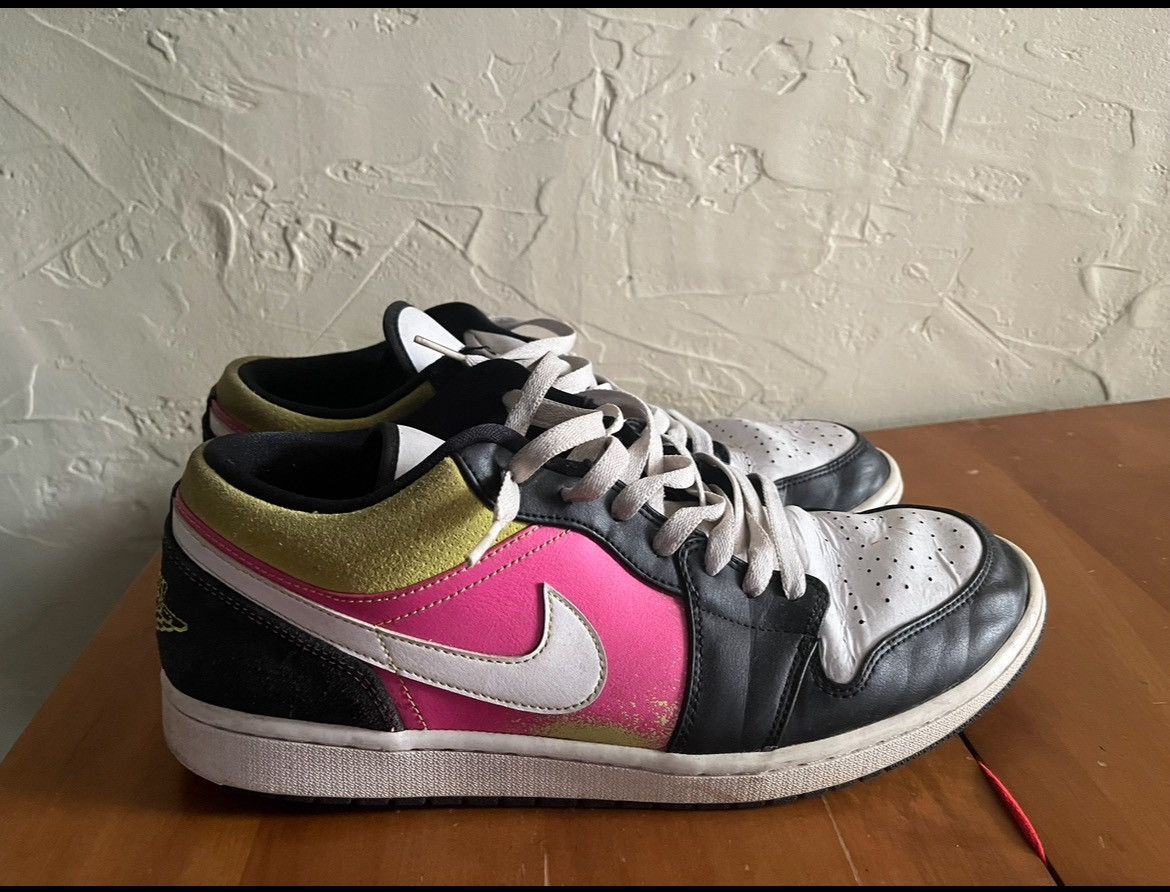 Nike Nike Jordan 1 low spray paint Size US 14 / EU 47 - 5 Thumbnail