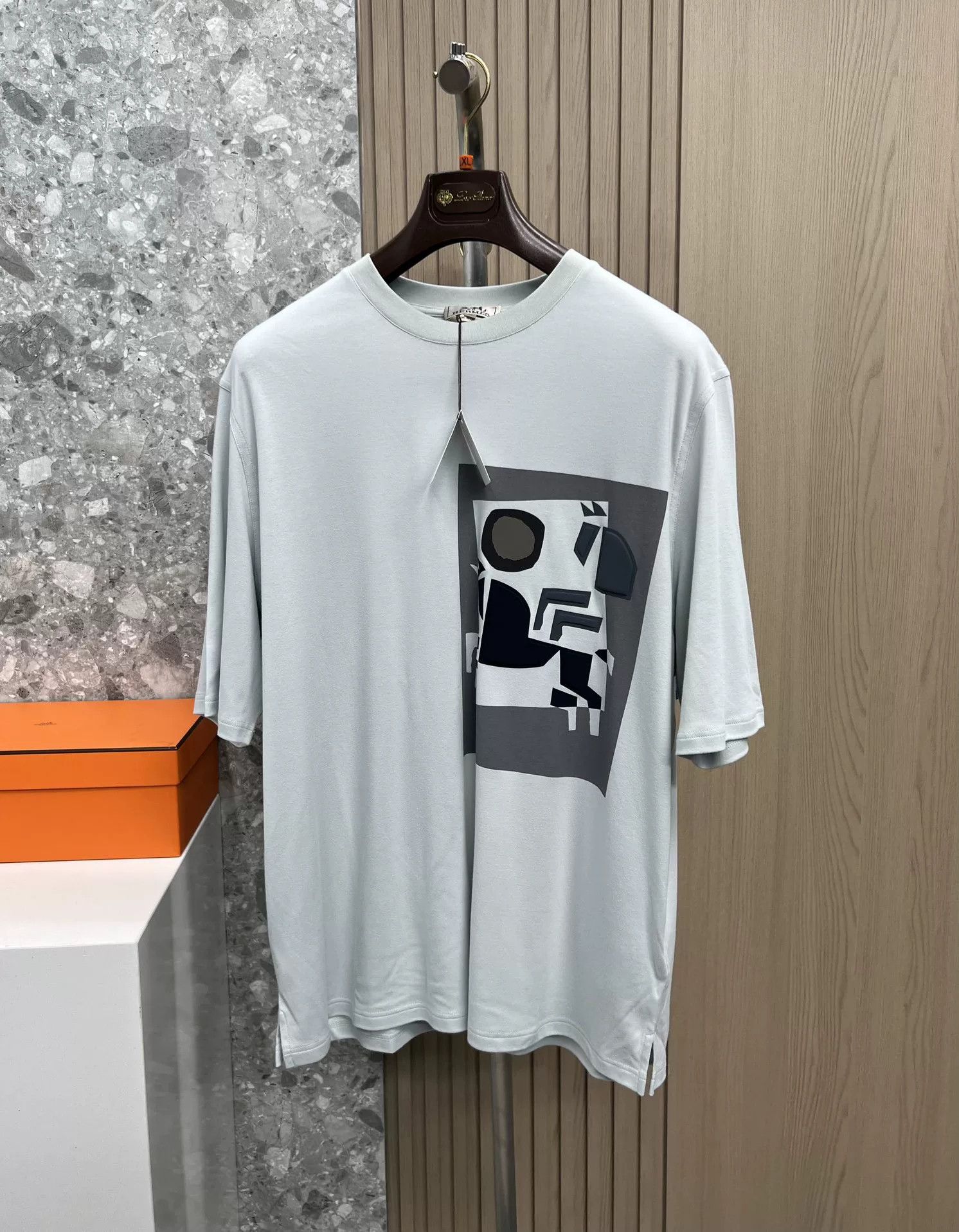 Hermes Hermes Cashmere Sea Island Cotton T-shirt Size US XS / EU 42 / 0 - 1 Thumbnail