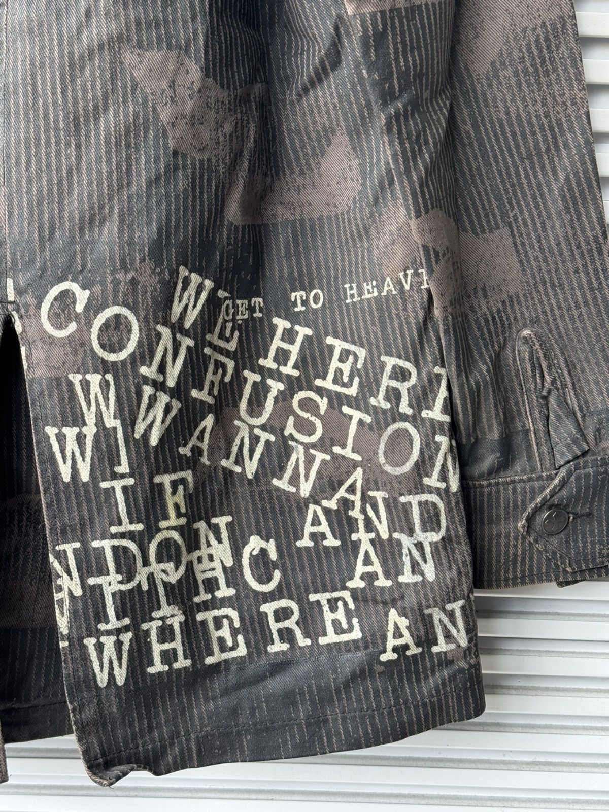 Japanese Brand Hato Anarchy Wax Punk Riot Poem Blazer Jacket Size US M / EU 48-50 / 2 - 10 Thumbnail