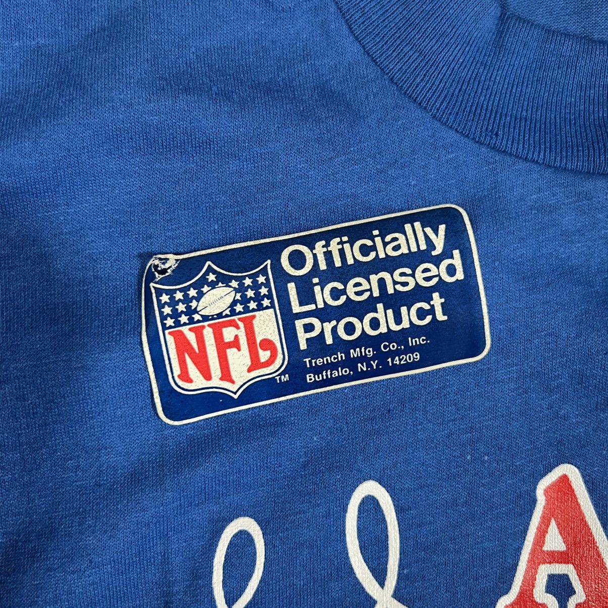 Trench USA Vtg Trench Buffalo Bills 1988 AFC Championship Tshirt XL NFL Size US XL / EU 56 / 4 - 3 Thumbnail
