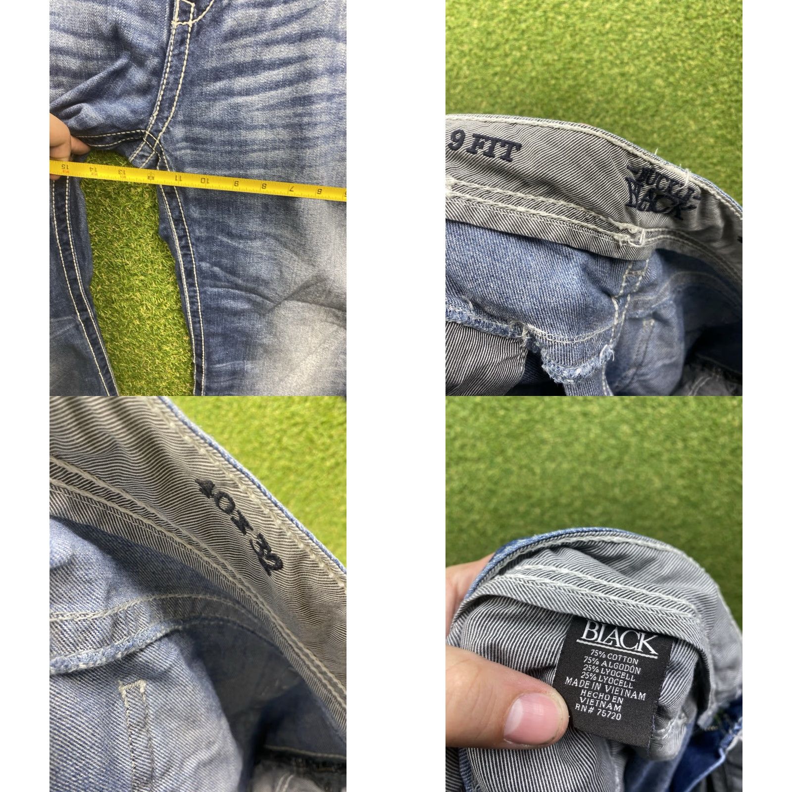 Buckle Black Buckle Black Label Jeans Mens 40x28 Bootcut Stretch Medium Wash Grunge Y2K Fade Size US 40 / EU 56 - 8 Thumbnail