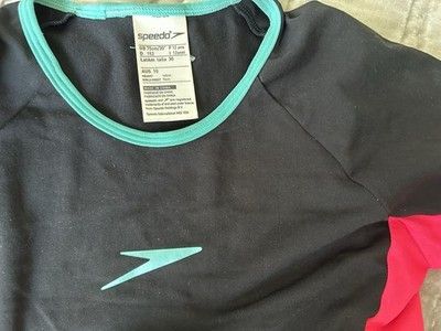 Speedo SPEEDO Girls Sun Protect Swim Rash Top - Sz 10/12yrs RRP $60 Size ONE SIZE - 2 Thumbnail