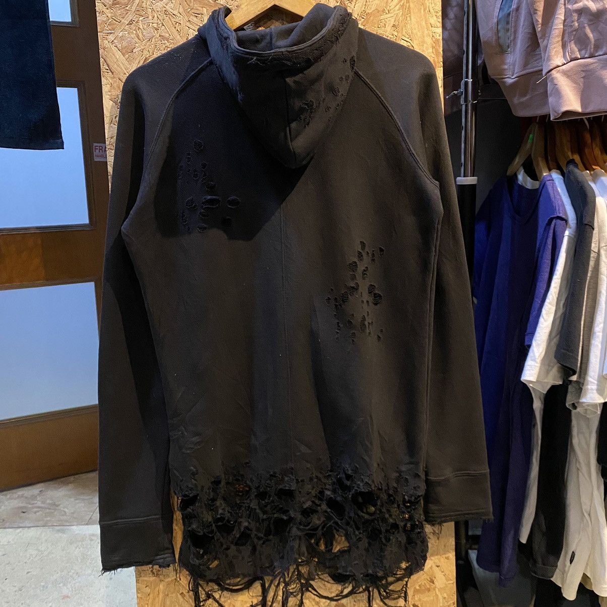 Japanese Brand × Vintage Rare!Vintage Semantic Design Zipper Hoodie Punk Style Size US M / EU 48-50 / 2 - 2 Thumbnail