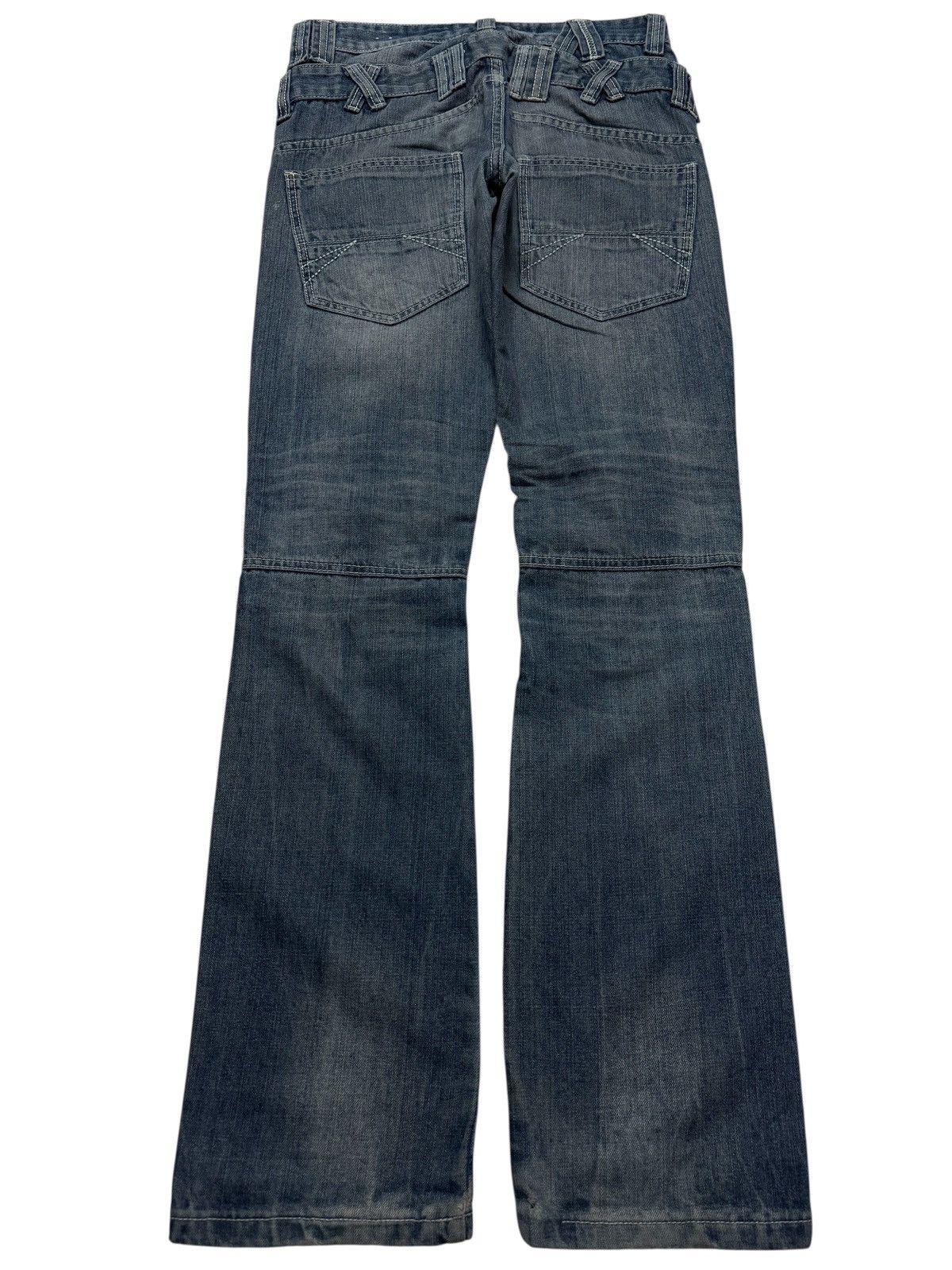 Seditionaries 💥DOUBLE WAIST💥VINTAGE SOUTHERN PUNK JEANS WHISKER RARE DENIM Size US 30 / EU 46 - 2 Thumbnail