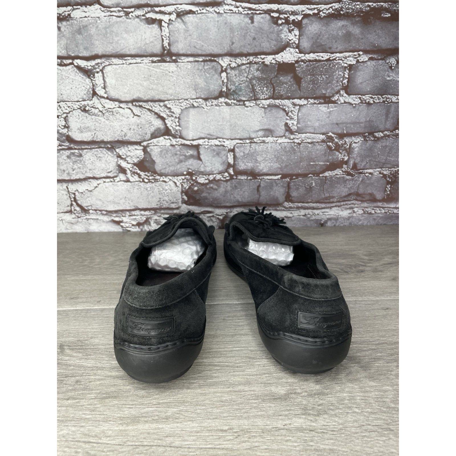 Cole Haan Bragano Cole Haan Black Suede Leather Dress Tassel Loafers S Size US 10 / EU 43 - 18 Thumbnail