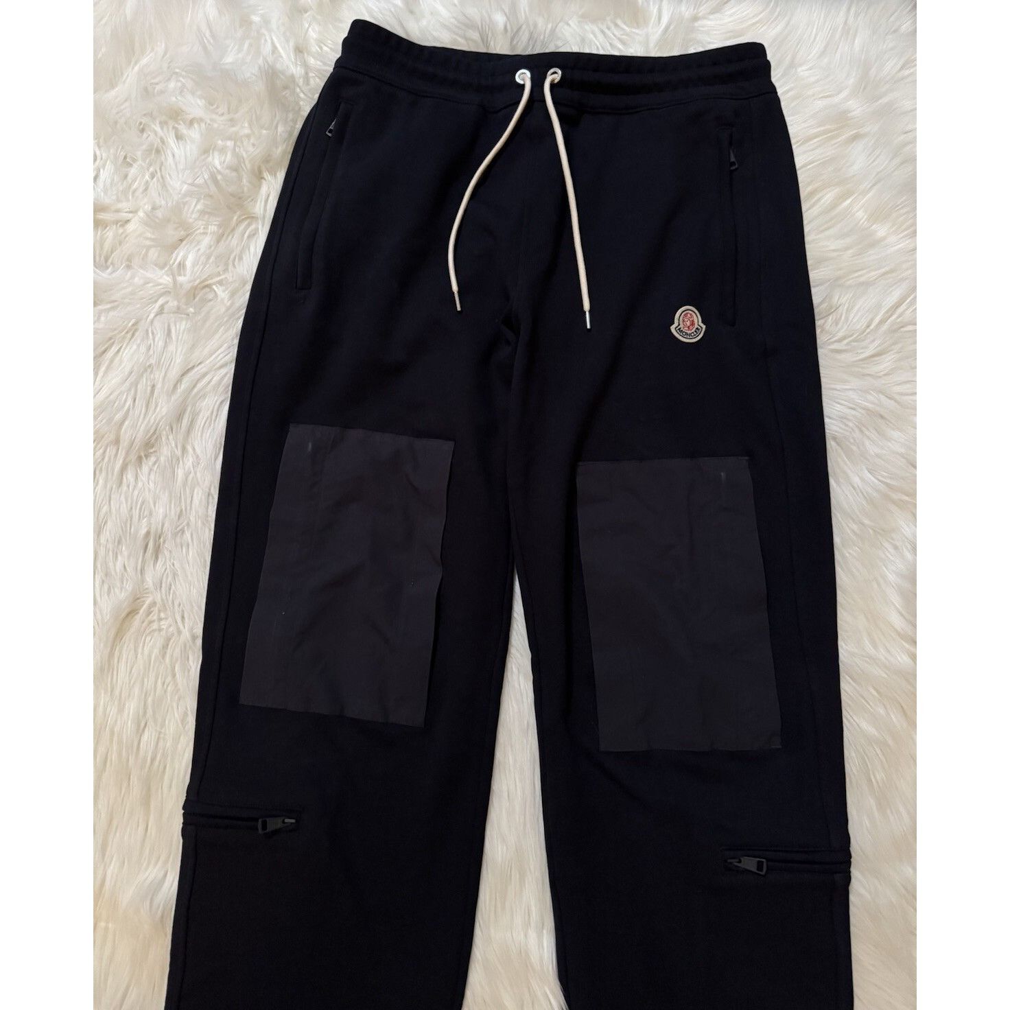 Billionaire Boys Club × Moncler Moncler x Billionaire Boys Club Fleece Sweatpants Navy Blue Size US 32 / EU 48 - 2 Thumbnail