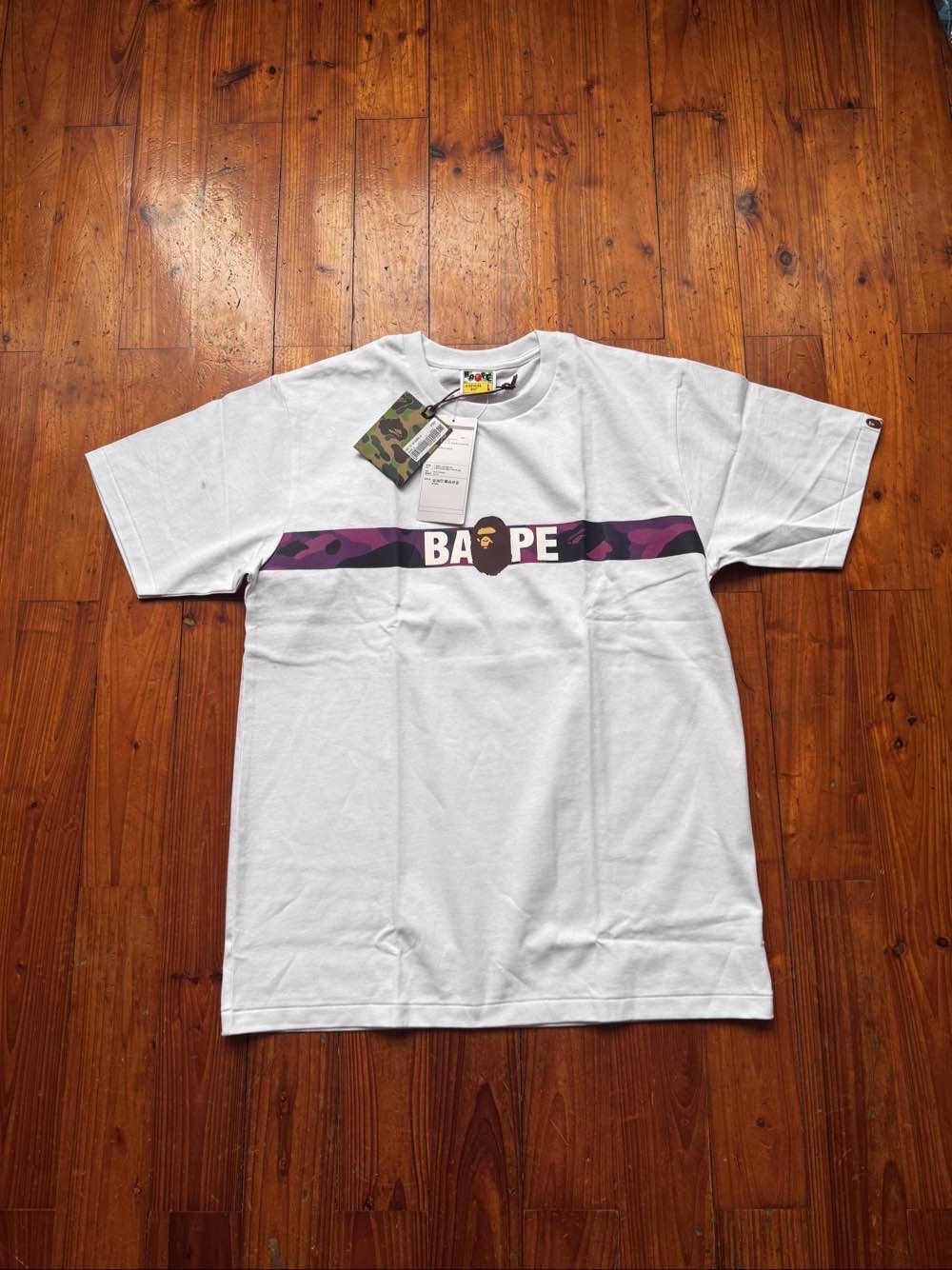 Bape A Bathing Ape Camo Band T-Shirt Size L Size US L / EU 52-54 / 3 - 1 Thumbnail
