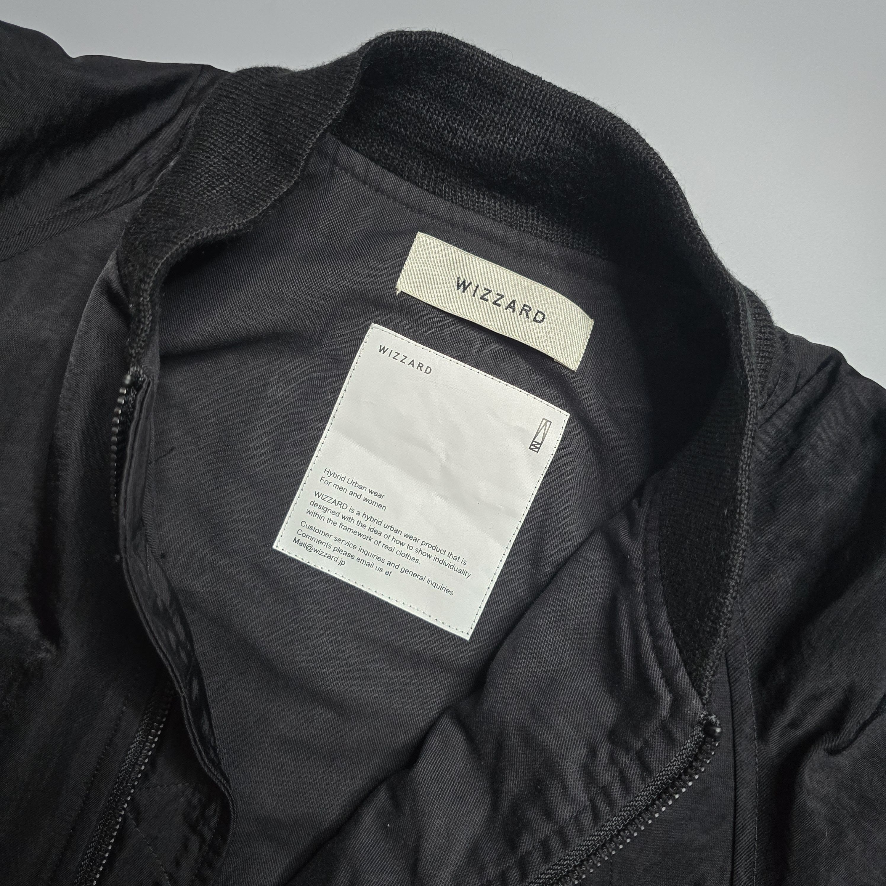Japanese Brand Wizzard - Detachable Bomber Jacket (2in1) Size M / US 6-8 / IT 42-44 - 6 Thumbnail