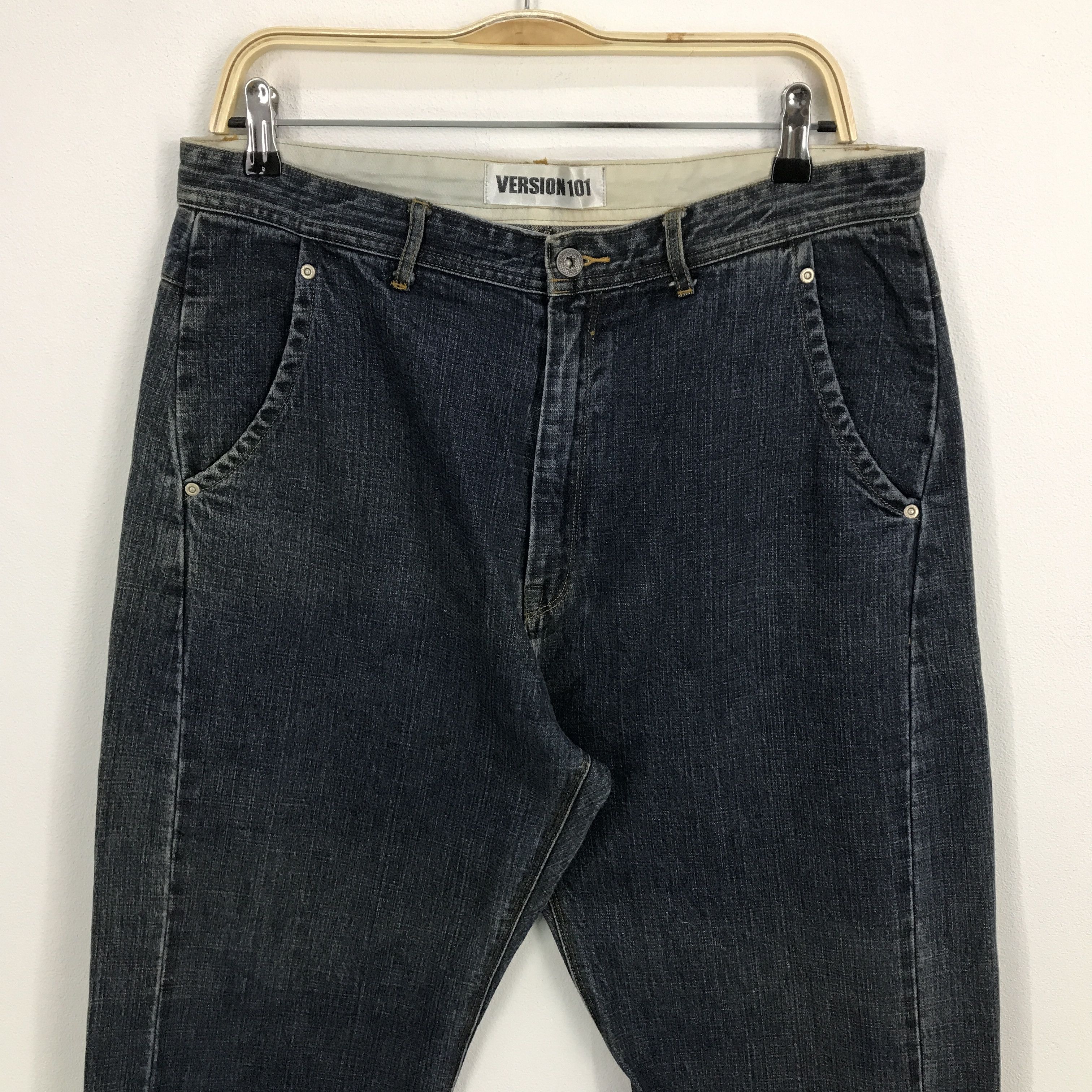 Japanese Brand Version101 japanese brand baggy jean pants Size US 34 / EU 50 - 2 Thumbnail