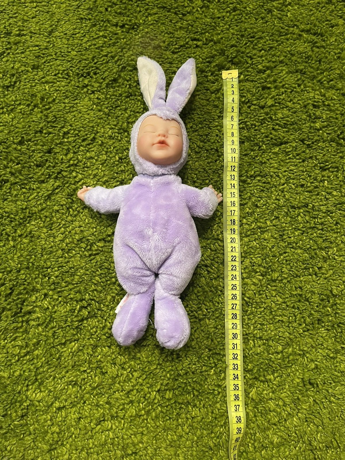 Designer × Handmade 🐰 Anne Geddes art realistic rabbit baby doll Size ONE SIZE - 9 Thumbnail
