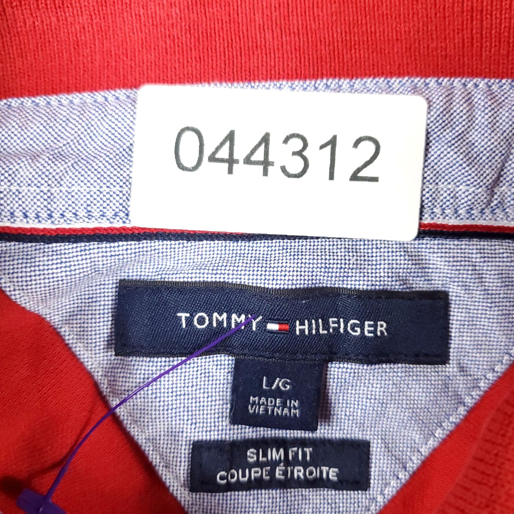Tommy Hilfiger Tommy Hilfiger Polo Shirt Mens Large Red Casual Short Sleeve Polo Shirt Mens L Red Modern Preppy Brand Shirt Mens Size US L / EU 52-54 / 3 - 8 Thumbnail