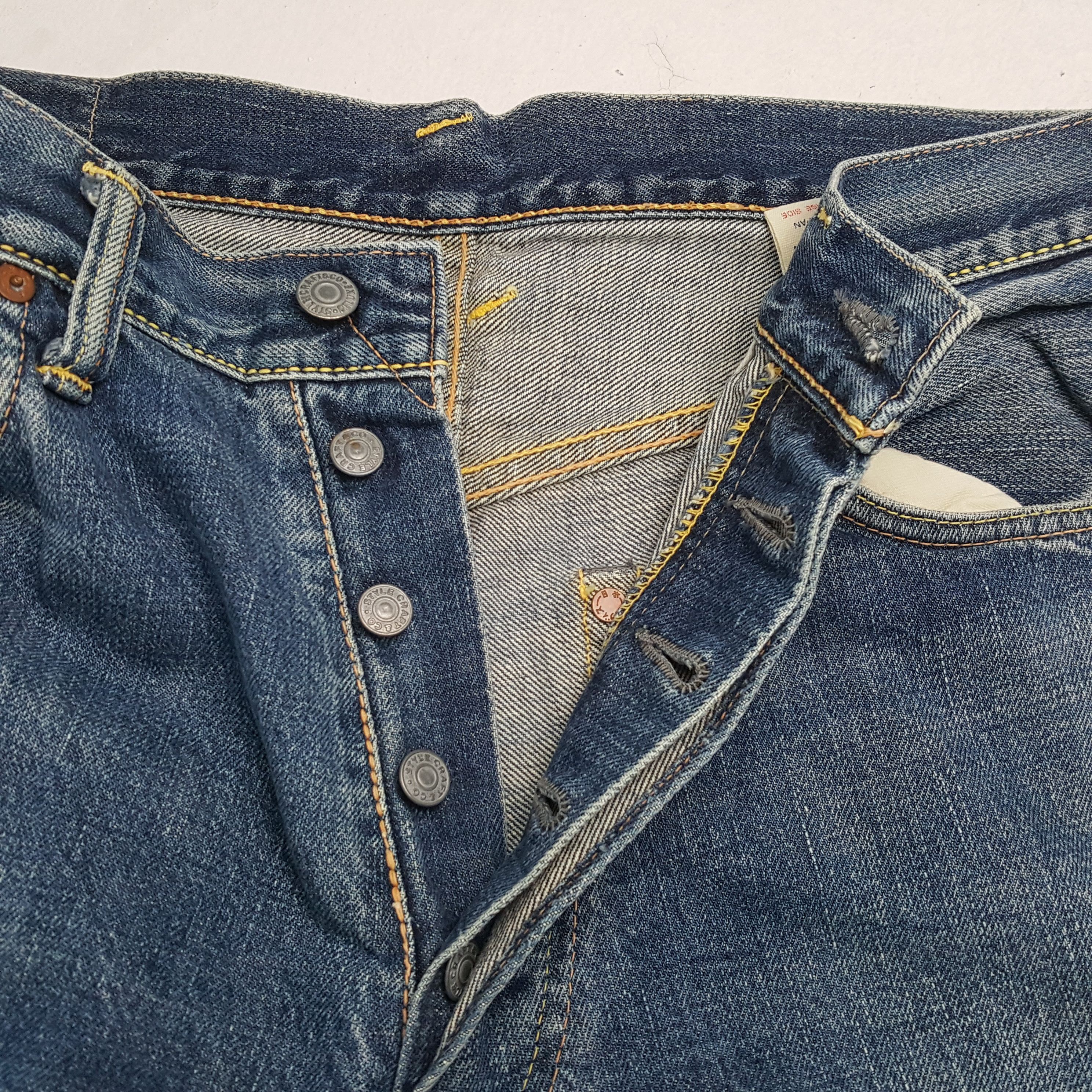 Evisu × Japanese Brand × Vintage Vintage EVISU Japanese Brand Daicock Custom Design Jeans Size US 29 - 13 Thumbnail