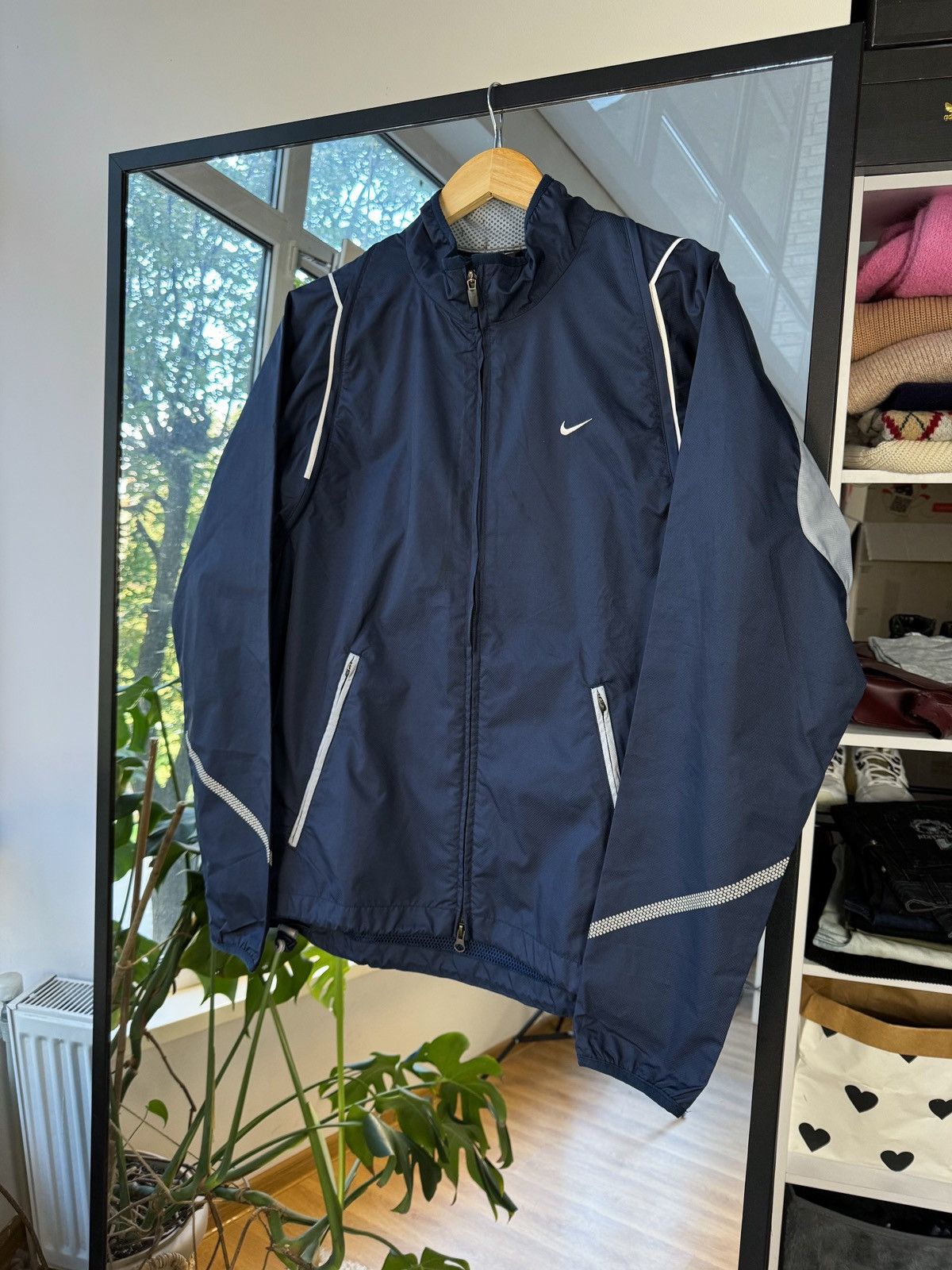 Nike × Vintage Nike vintage track jacket clima-fit Size US L / EU 52-54 / 3 - 4 Thumbnail