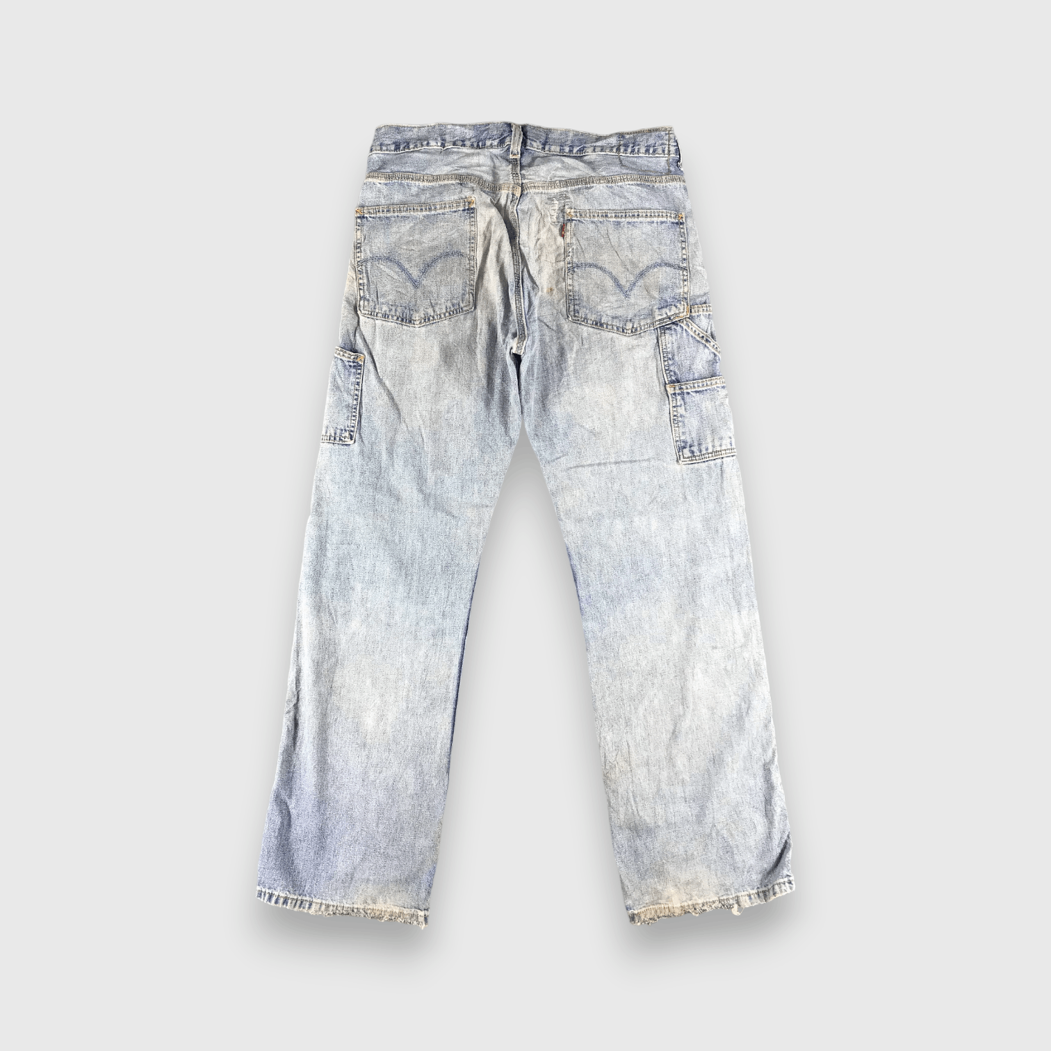 Levi's Vintage Blue Wash Levis Jeans-J2604 Size US 35 - 2 Thumbnail