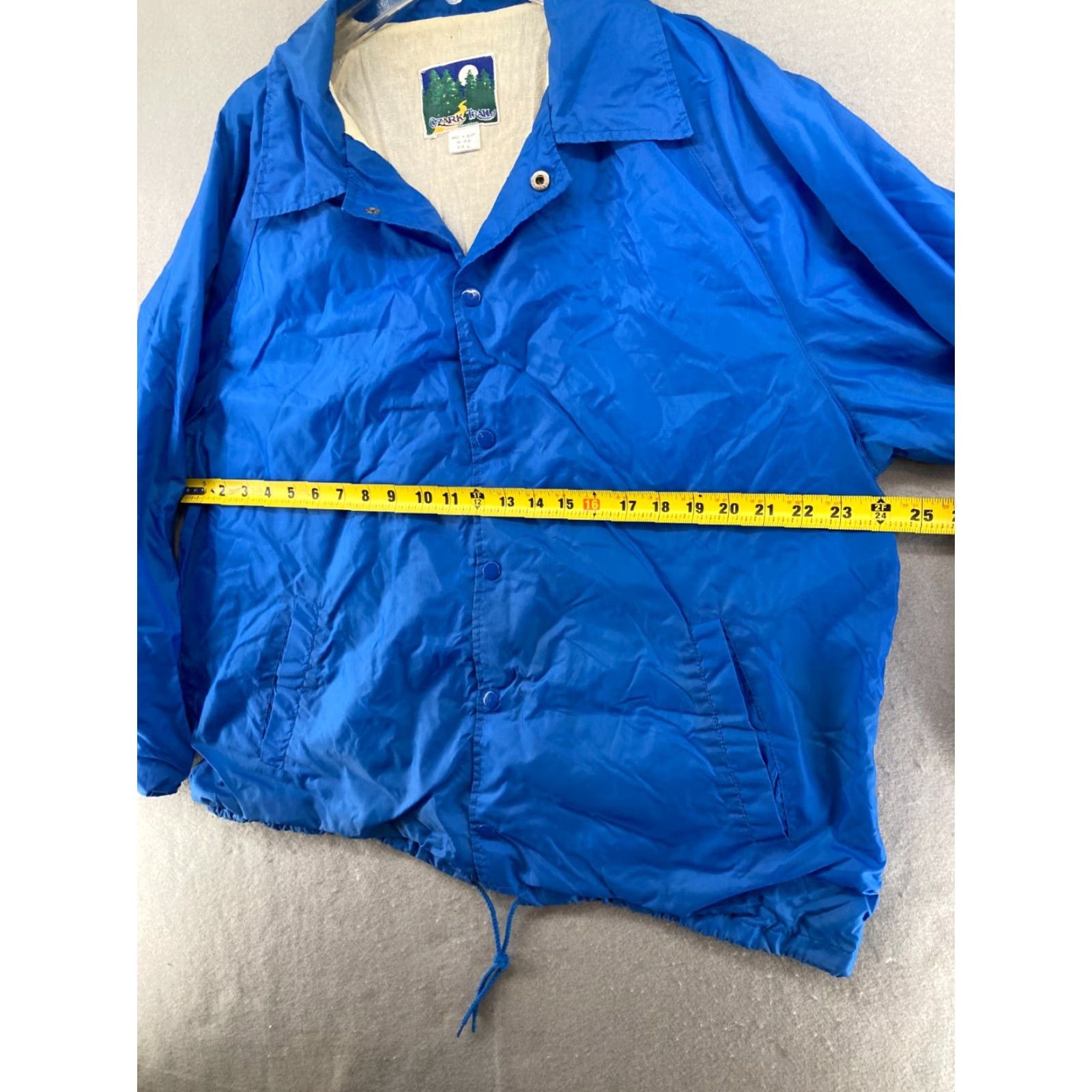 Vintage VINTAGE Ozark Trail Mens Jacket Windbreaker Blue 90s Snap Large Regular Size L - Casual Mens Jacket Size US L / EU 52-54 / 3 - 2 Thumbnail