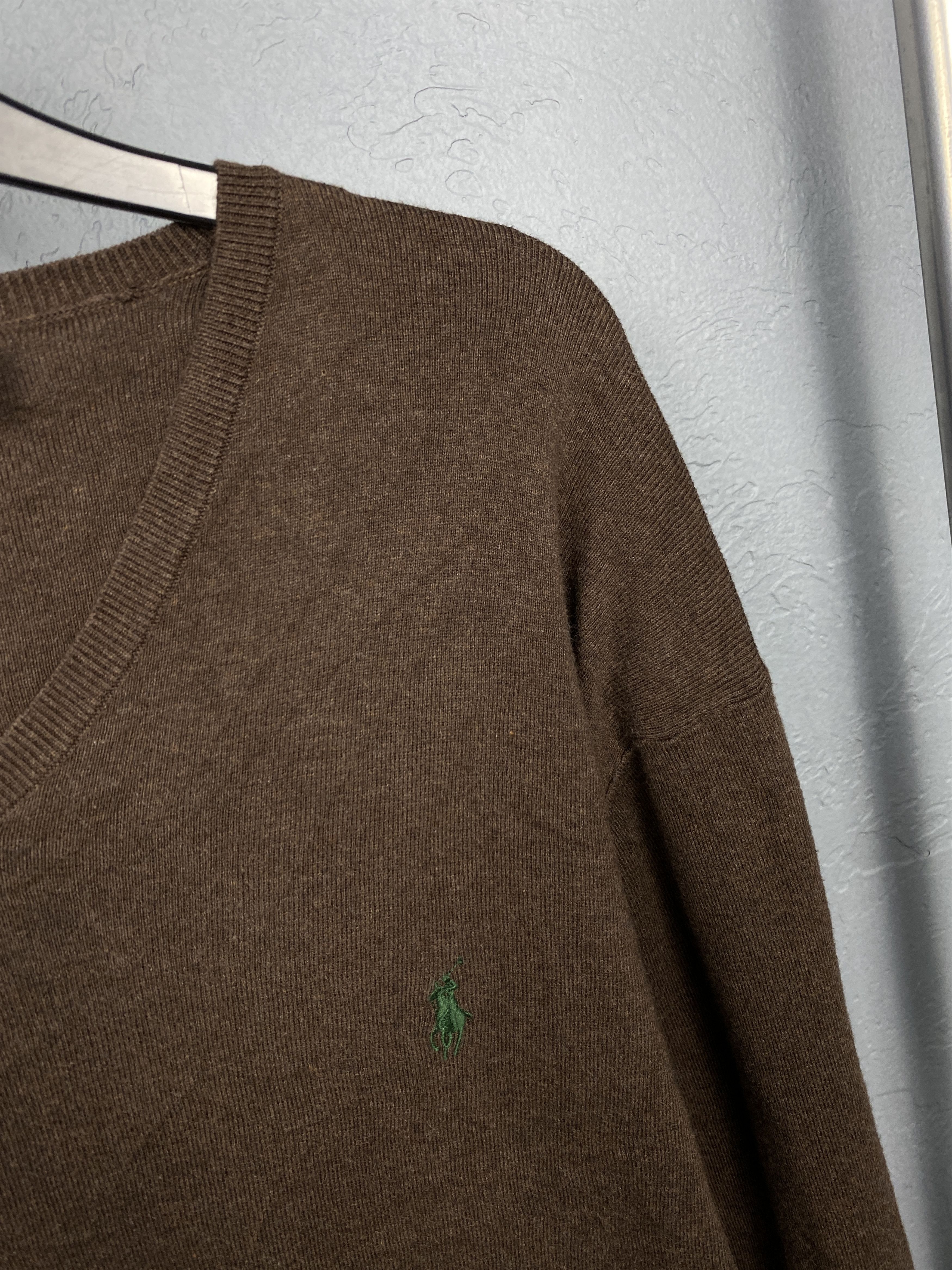 Polo Ralph Lauren Polo Ralph Lauren Vintage Mens V-Neck Knit Sweater Size US XXL / EU 58 / 5 - 3 Thumbnail