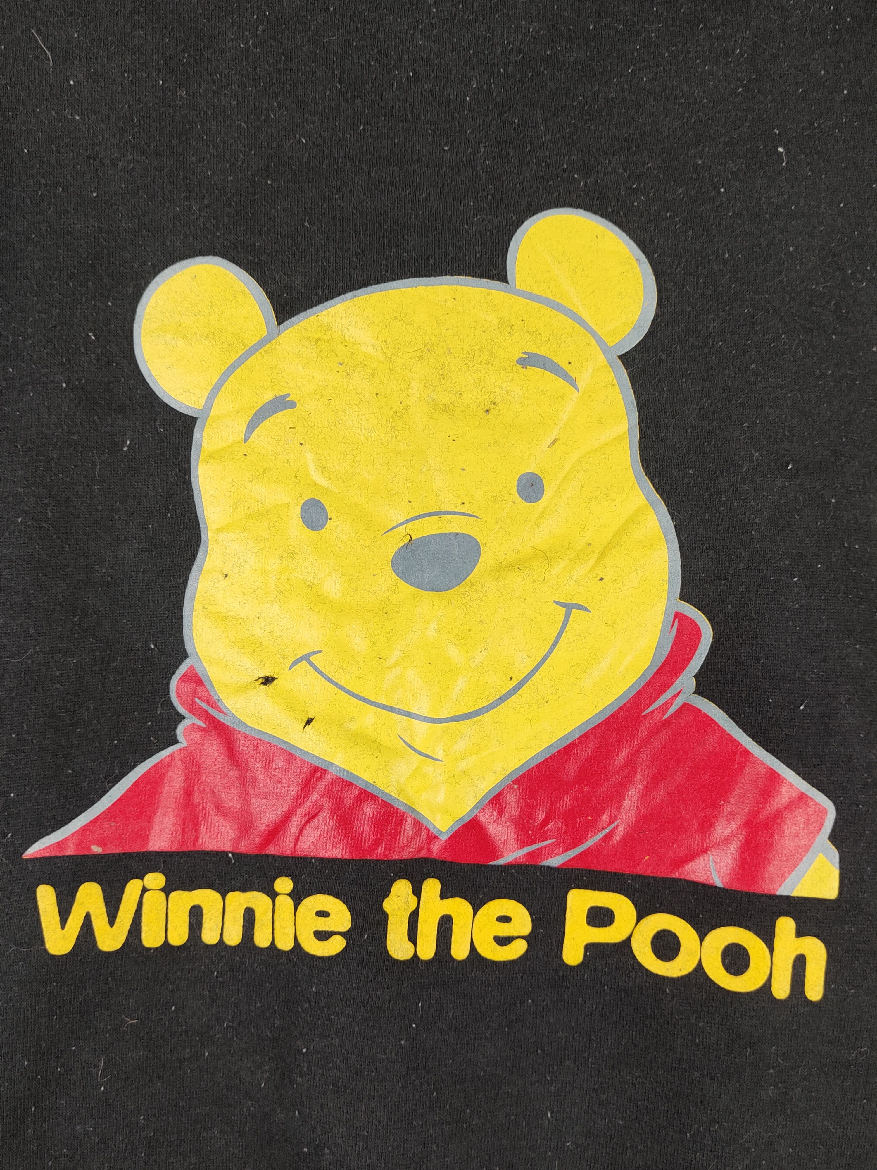 Cartoon Network × Disney × Vintage vintage Disney Black Winnie the Pooh Sweatshirts #S1552 Size M / US 6-8 / IT 42-44 - 2 Thumbnail