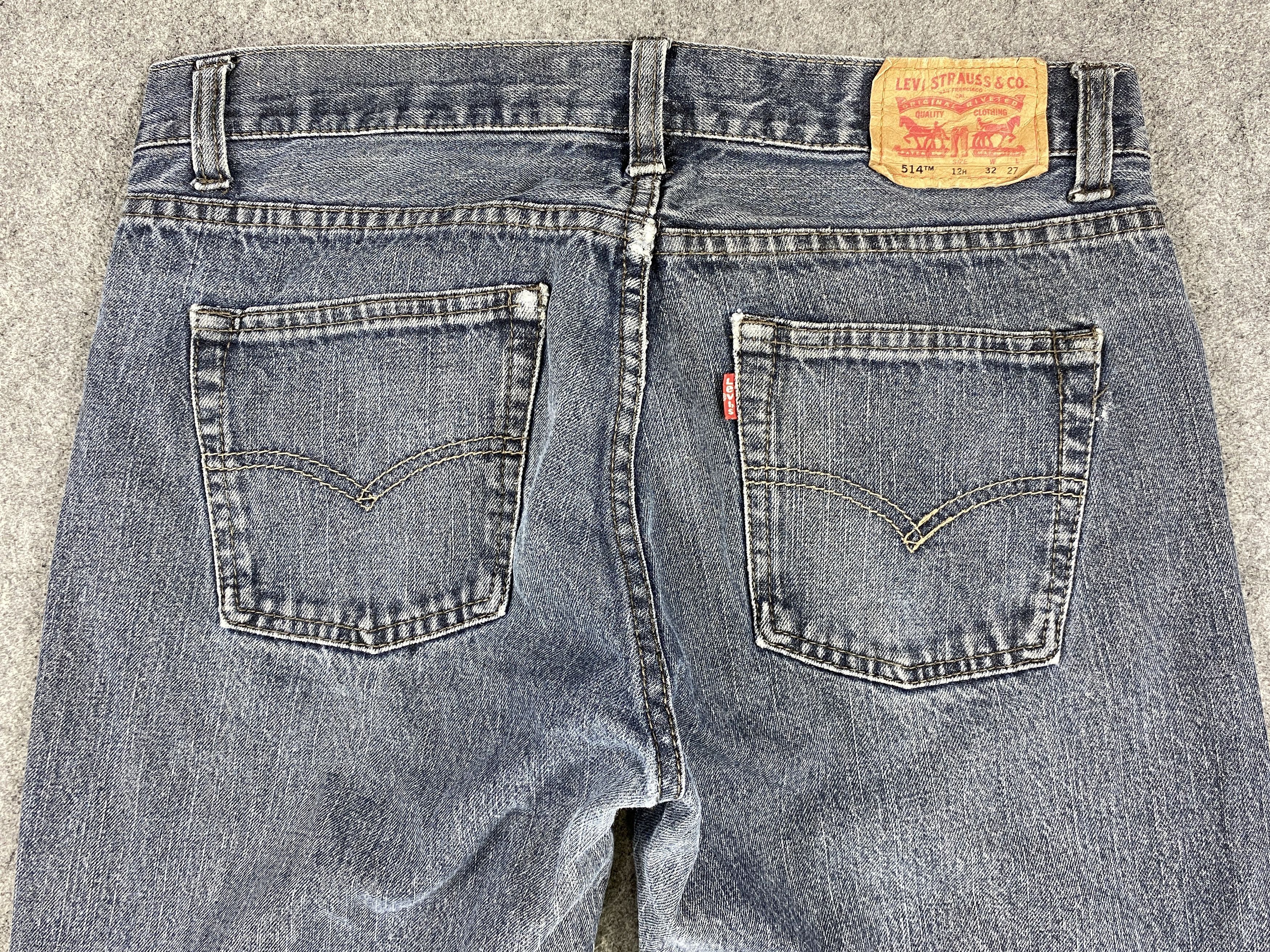 Levi's Faded Blue Vintage Levi's 514 Jeans 33x28 Denim -JN1449 Size US 33 - 4 Thumbnail