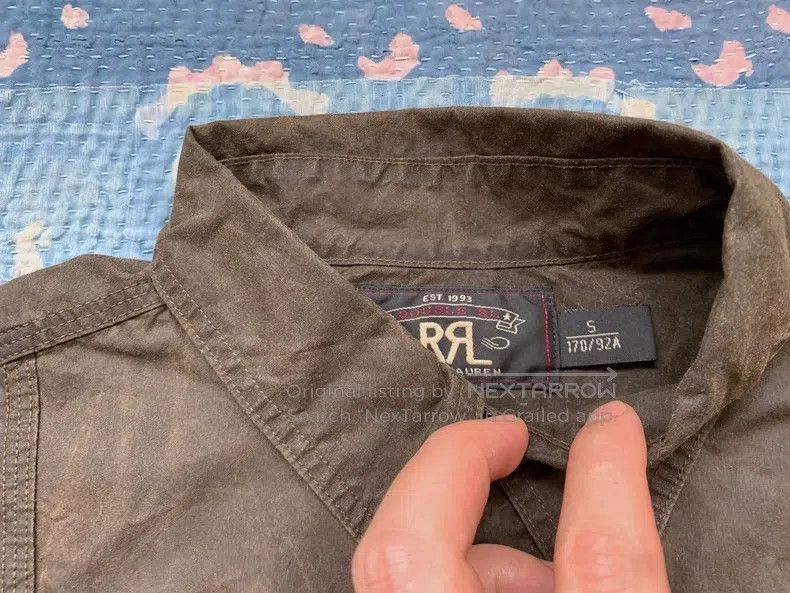 RRL Ralph Lauren RRL Ralph Lauren Oil wax, washed, vintage-style shirt Size US S / EU 44-46 / 1 - 6 Thumbnail