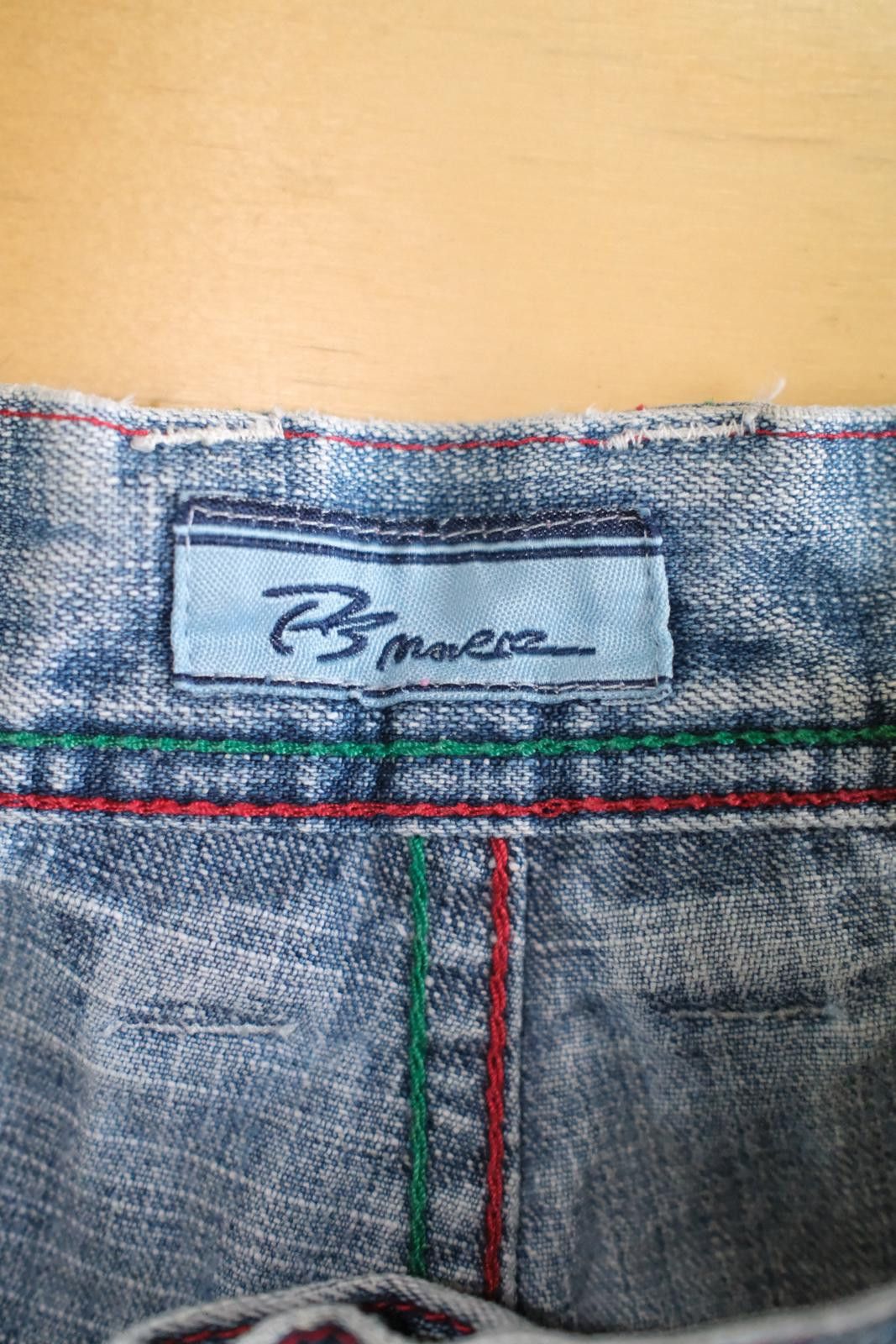Vintage 00's P.S. Mover Light Wash Jort Size 32" / US 10 / IT 46 - 5 Thumbnail