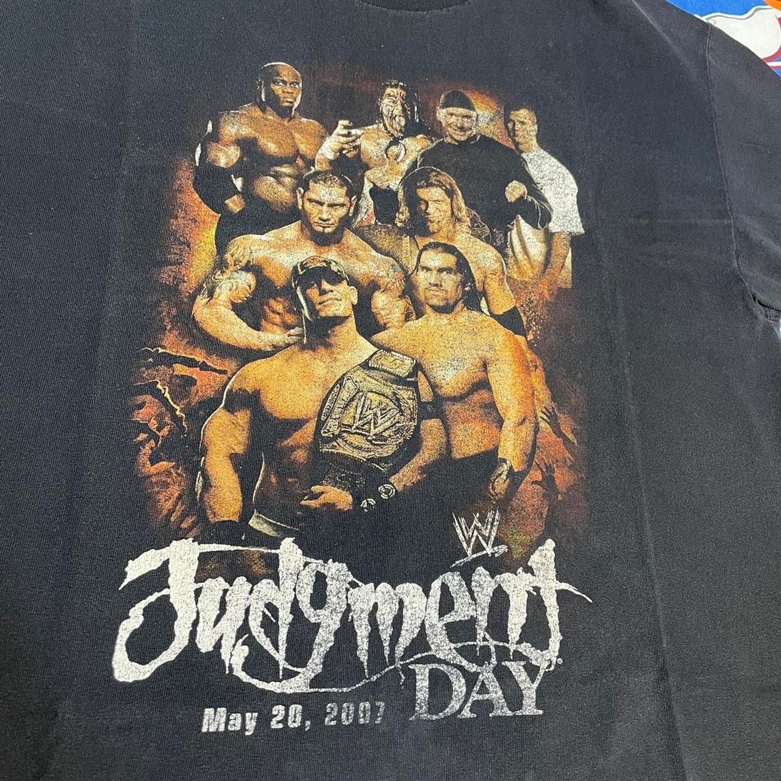 Vintage × WWE VTG 2007 WWE Judgement Day Mr. McMahon John Cena Batista Tee Size US L / EU 52-54 / 3 - 3 Thumbnail