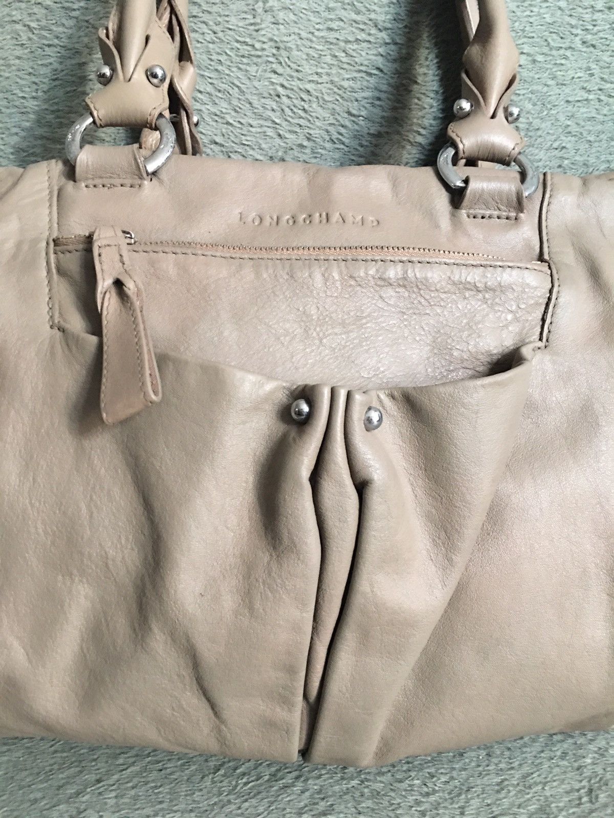Longchamp Longchamp Leather France Handbag Shoulder Bag Size ONE SIZE - 3 Thumbnail
