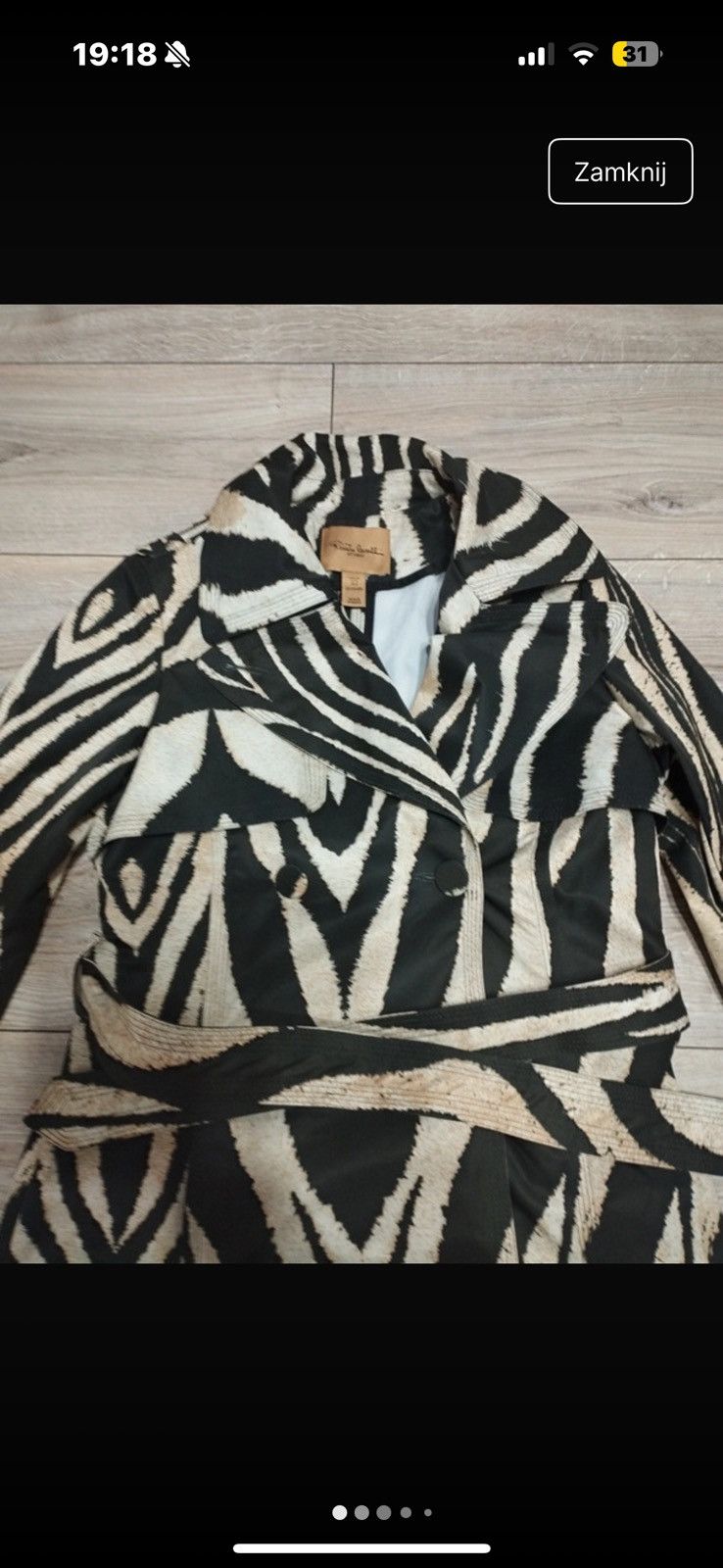 Roberto Cavalli Roberto Cavalli AT H&M Trench Coat size 38 Size M / US 6-8 / IT 42-44 - 2 Thumbnail