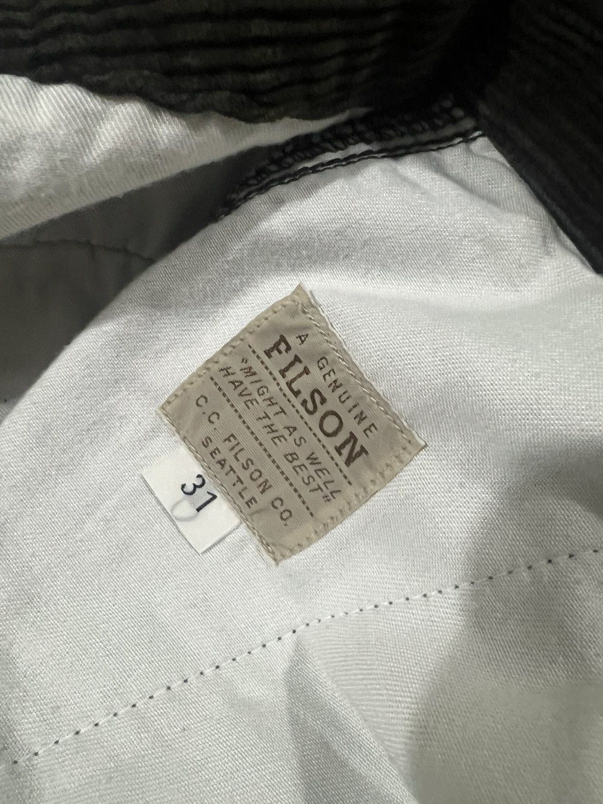 Filson Vintage CC Filson Thick Corduroy Heavy Cotton Cargo Trousers Size US 30 / EU 46 - 7 Thumbnail