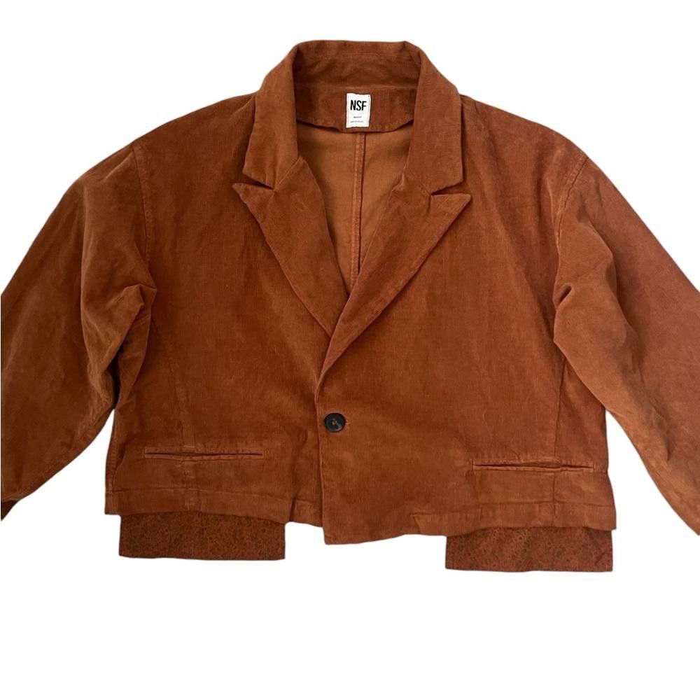 NSF NSF Made In USA HAILE Cut Off Cord Blazer Caramel Size M Size M / US 6-8 / IT 42-44 - 11 Thumbnail