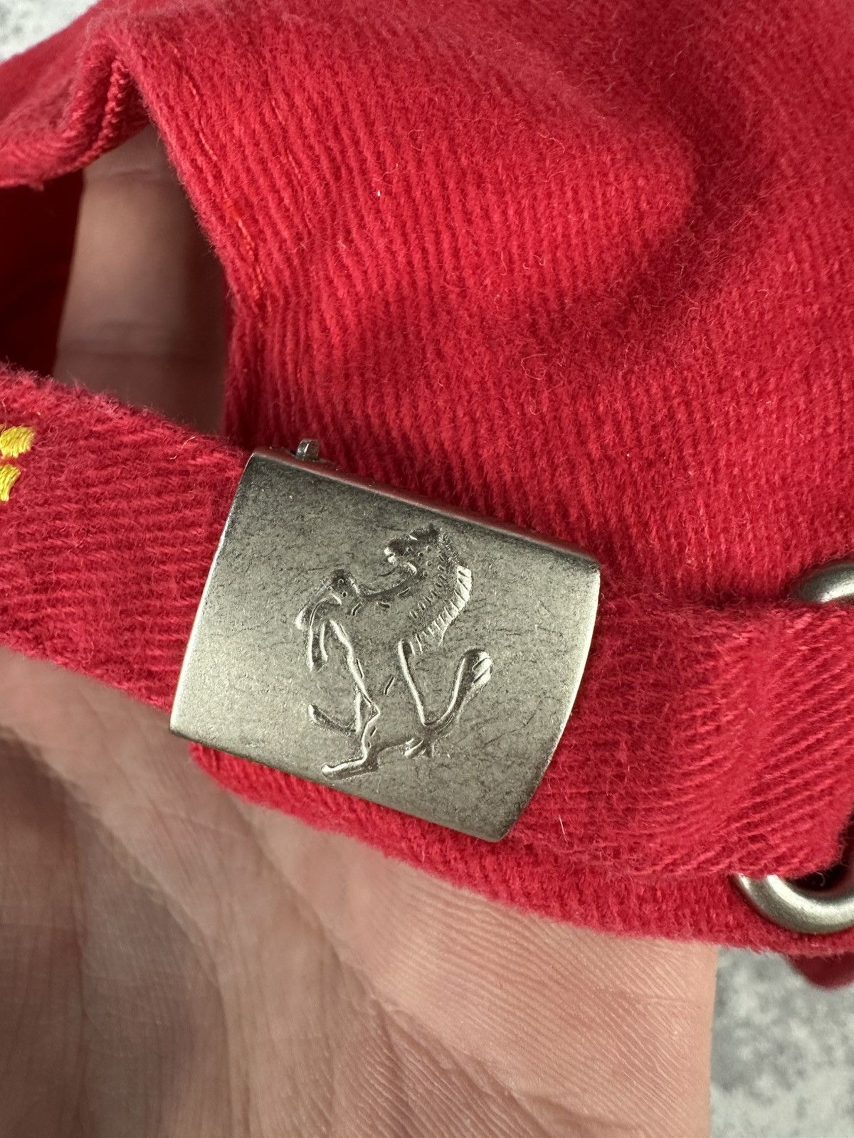 Ferrari Vintage Ferrari Racing Cap Red Logo Rare Licensed F1 Merch Size ONE SIZE - 4 Thumbnail