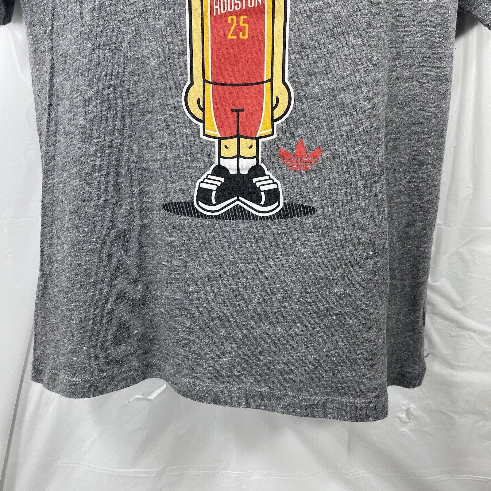 Adidas Adidas Houston Rockets Medium Chandler Parsons Gray T Shirt Size US M / EU 48-50 / 2 - 5 Thumbnail