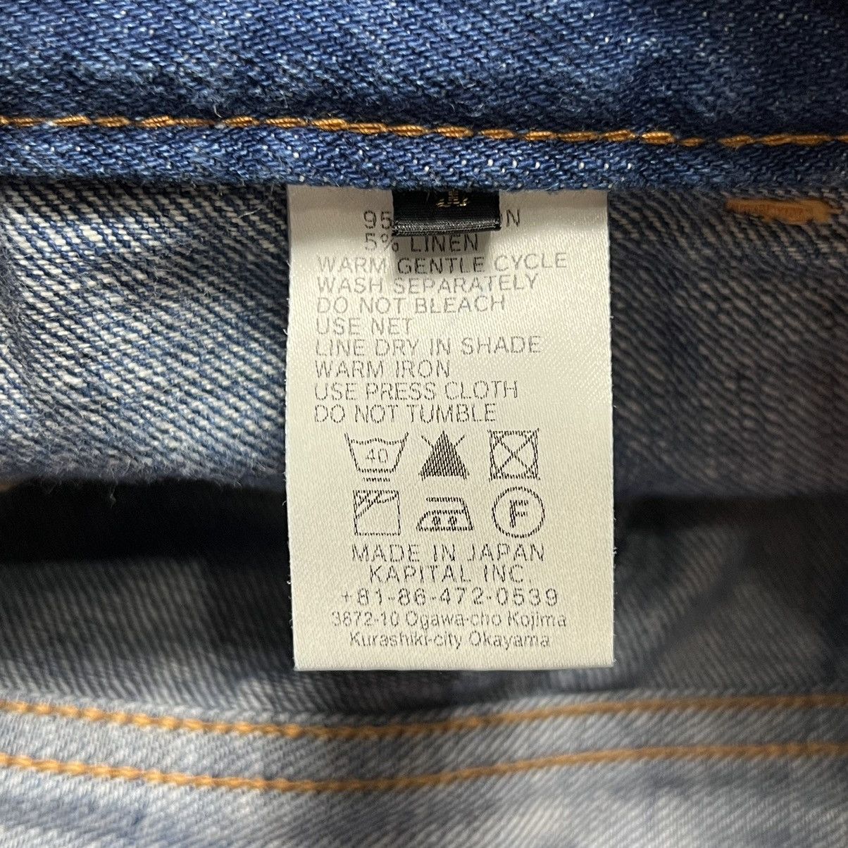 Kapital × Kapital Kountry Kapital Psychedelic Embroidery Patchwork Jeans Denim pants Size US 34 / EU 50 - 5 Thumbnail