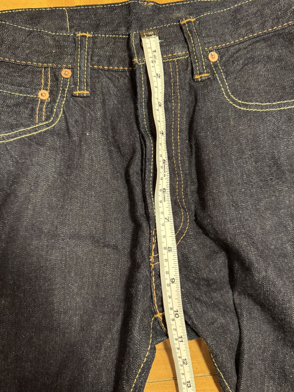 Pure Blue Japan Pure Blue Japan 12oz. Lightweight "Summer Denim" Size US 31 - 11 Thumbnail