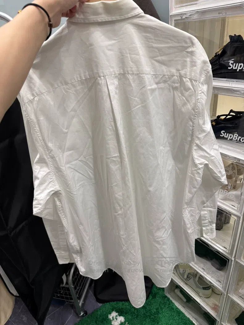 Vetements Vetements Tie Front Oversized White Shirt M Size Size US M / EU 48-50 / 2 - 6 Thumbnail