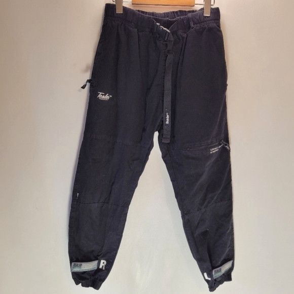 Other Tealer High Waisted Black Cargo Pants - Eu Large Size 29" - 1 Thumbnail