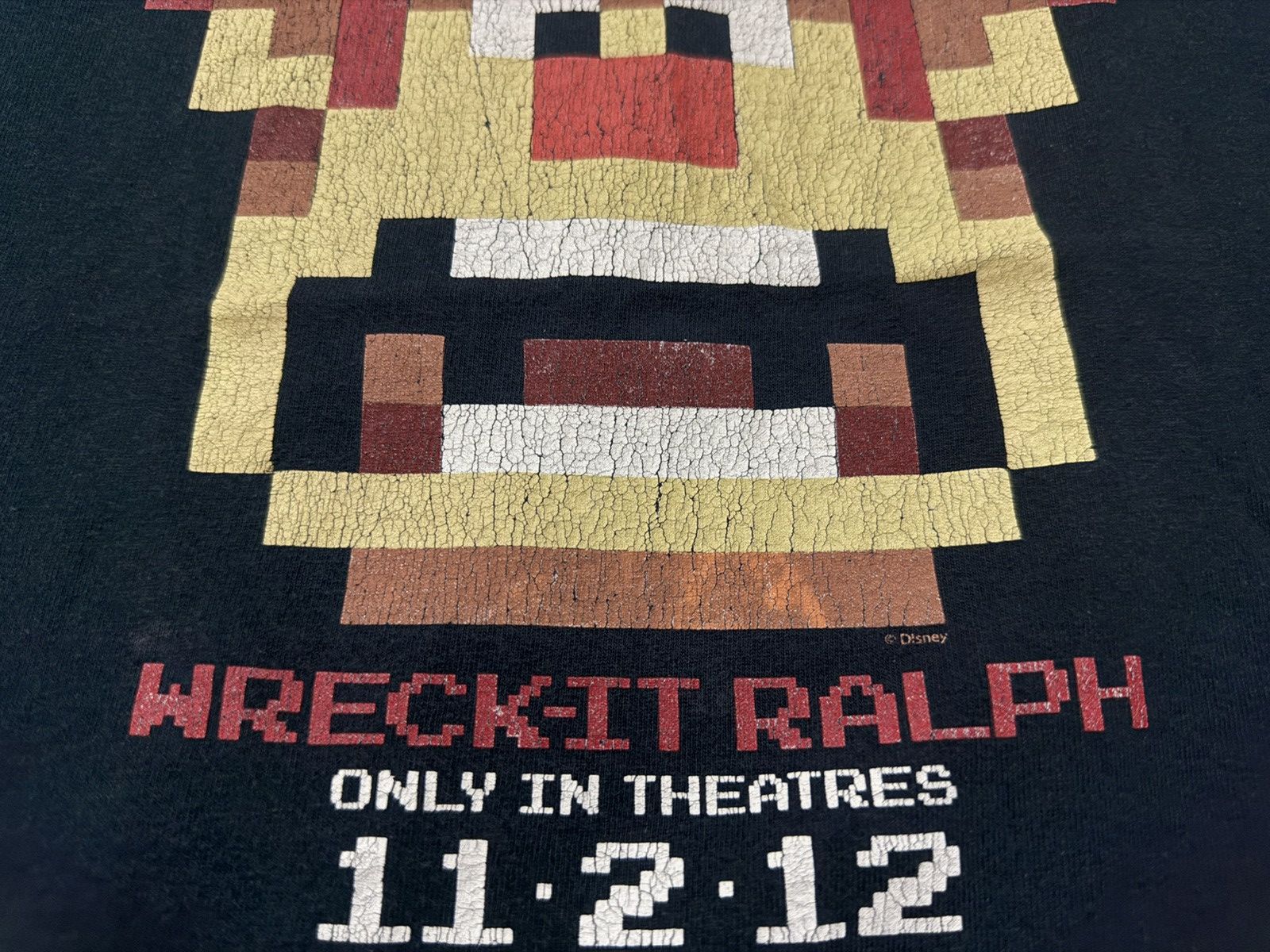 Vintage NEAR VINTAGE Wreck it Ralph Disney Film T SHIRT Size US M / EU 48-50 / 2 - 3 Thumbnail