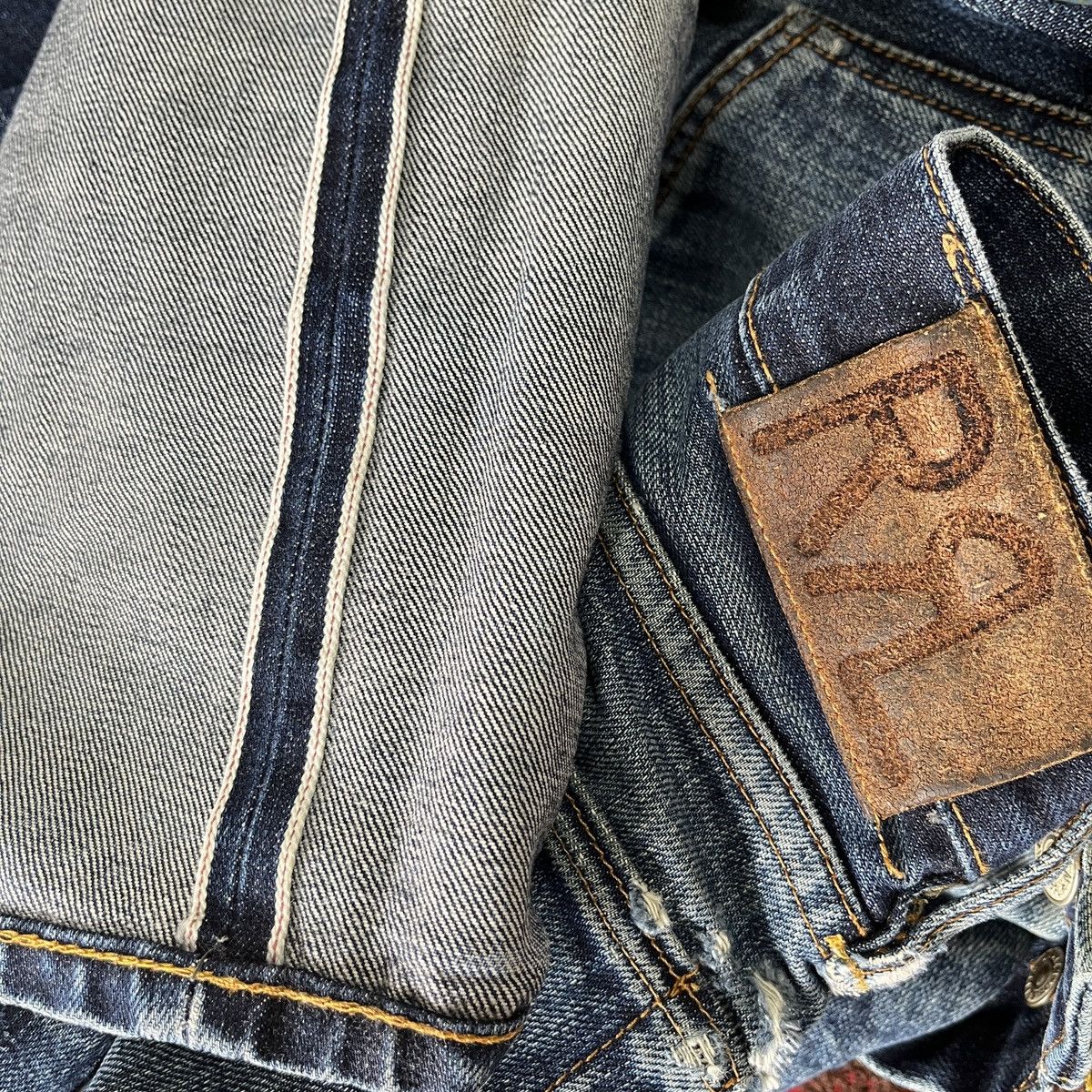 RRL Ralph Lauren Vintage RRL Ralph Lauren Hidden Rivet Distressed Denim Size US 34 / EU 50 - 23 Thumbnail