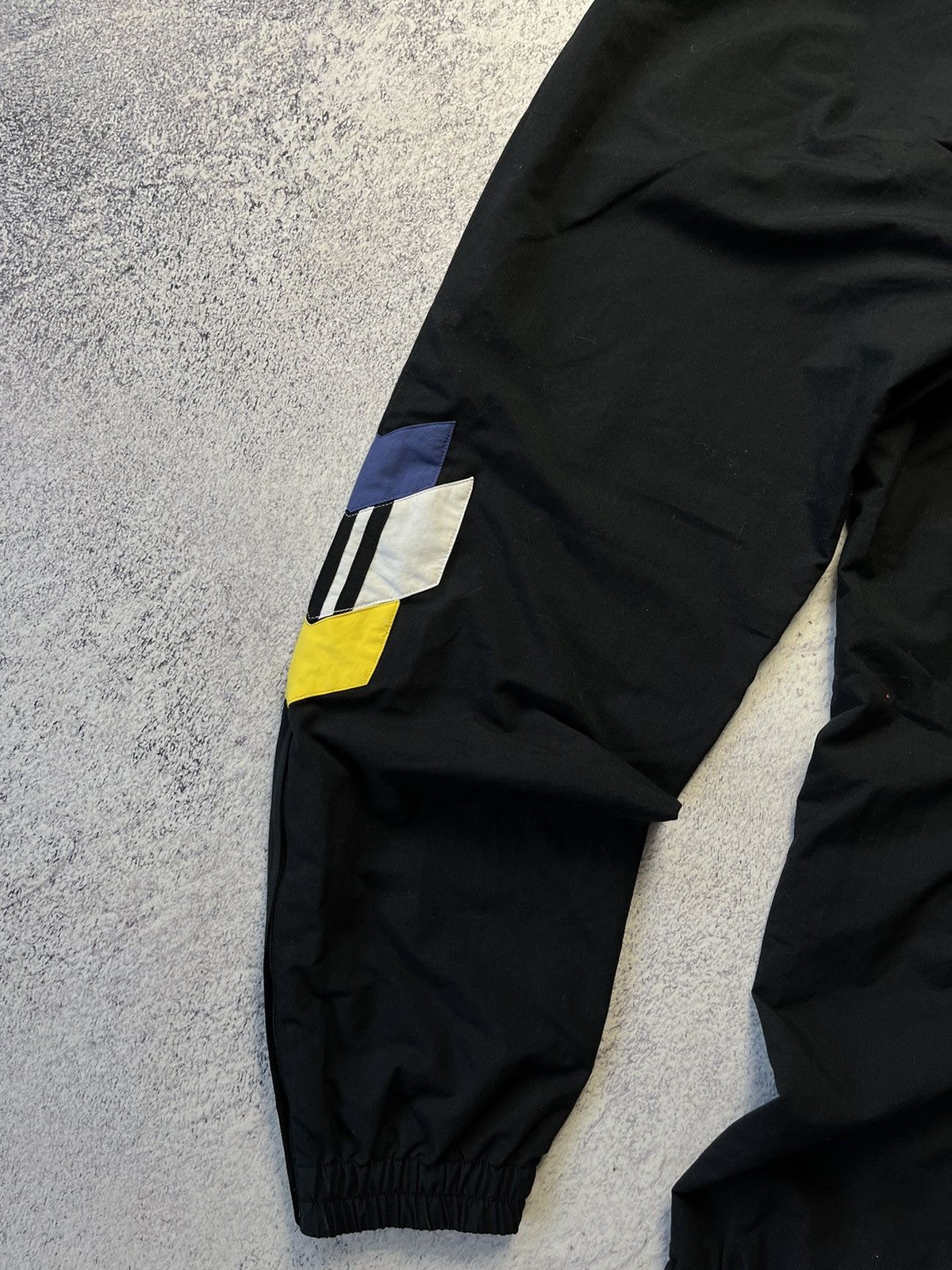 Adidas Vintage Adidas Track Pants Grape Black Nylon White Logo 90s Size US 34 / EU 50 - 23 Thumbnail