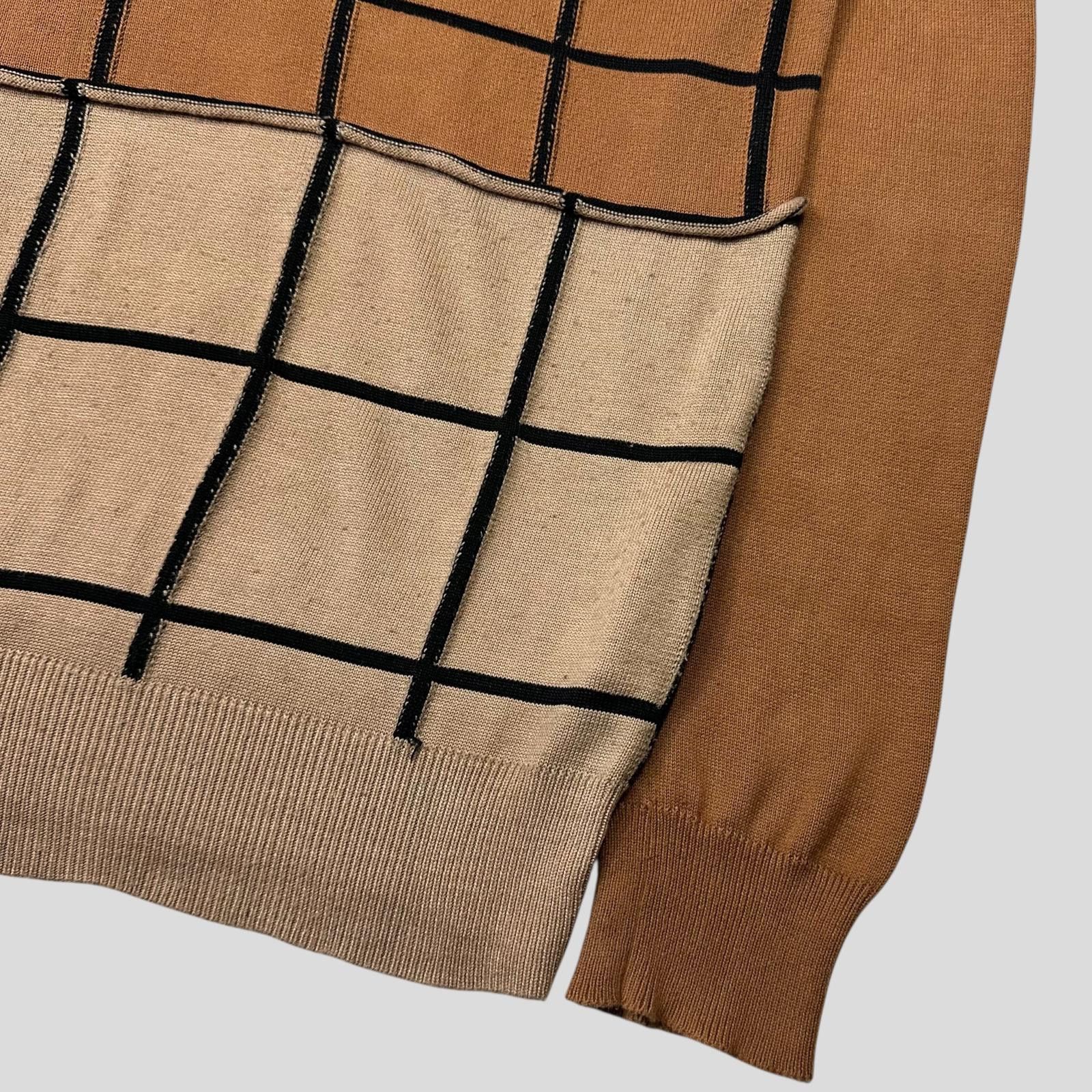 Comme des Garcons Comme Des Garçons Homme Plus 02 Reconstructed Grid Knit M/L Size US M / EU 48-50 / 2 - 4 Thumbnail