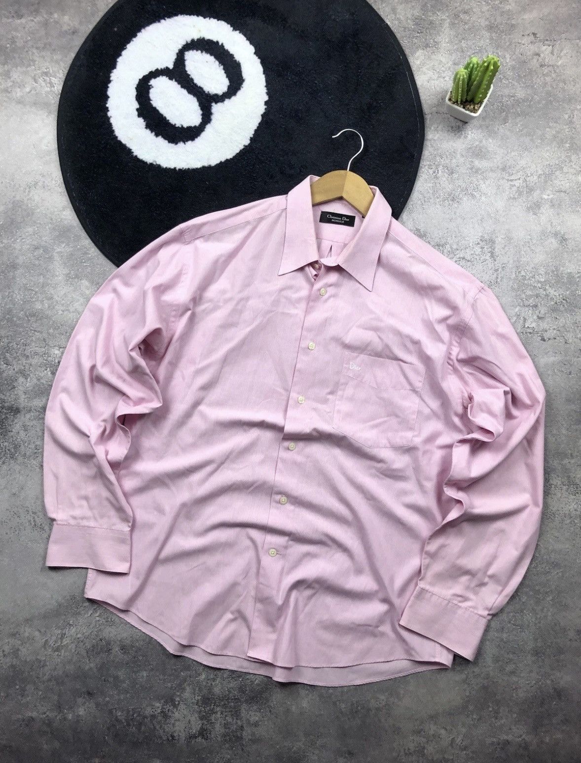 Christian Dior Monsieur CHRISTIAN DIOR MONSIEUR Vintage MiniLogo Shirt Luxury Button Size US L / EU 52-54 / 3 - 1 Thumbnail