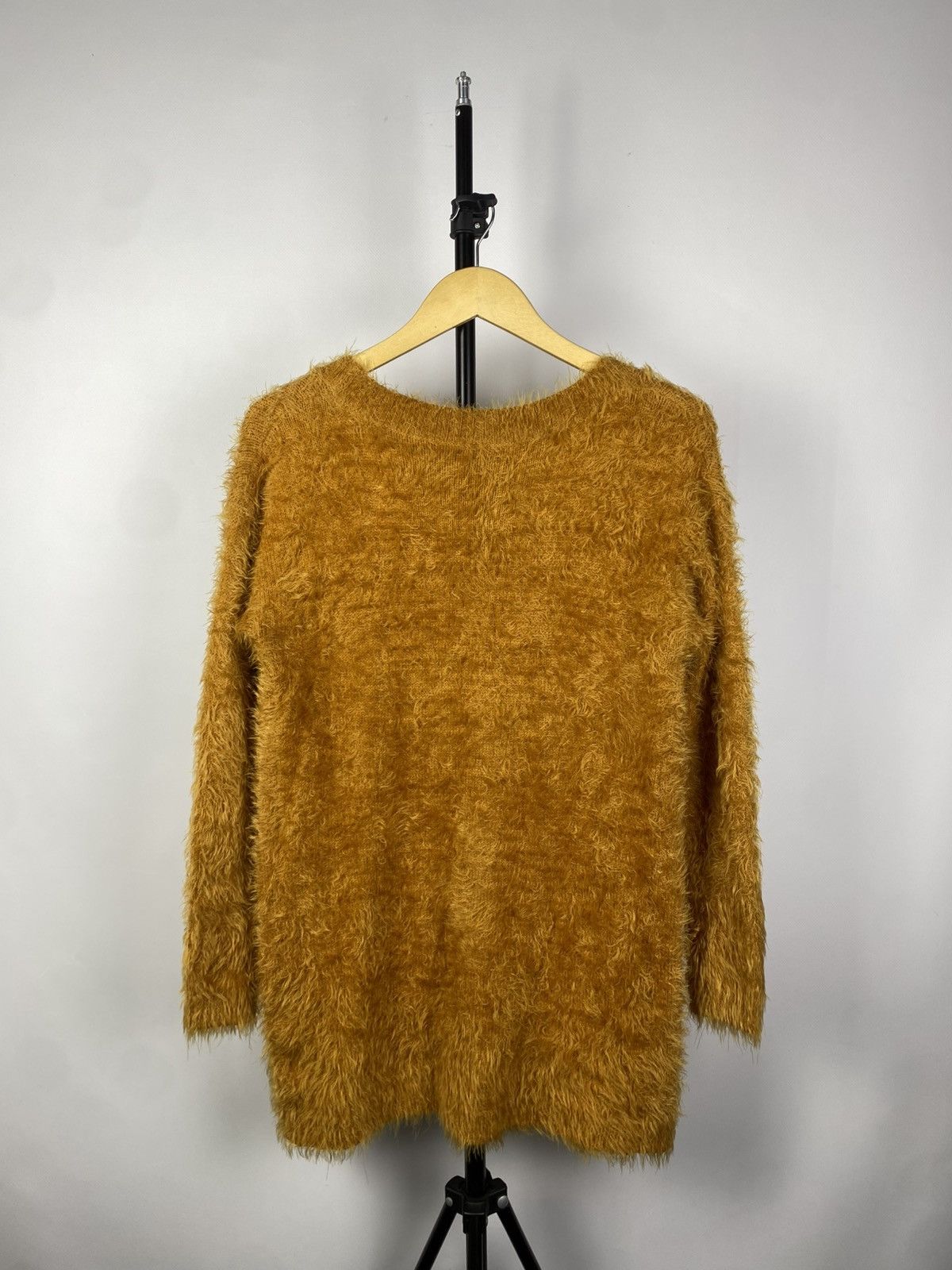 Japanese Brand 💥Y2k Vintage Fluffy Mohair Fuzzy Japanese style cardigan Size M / US 6-8 / IT 42-44 - 3 Thumbnail