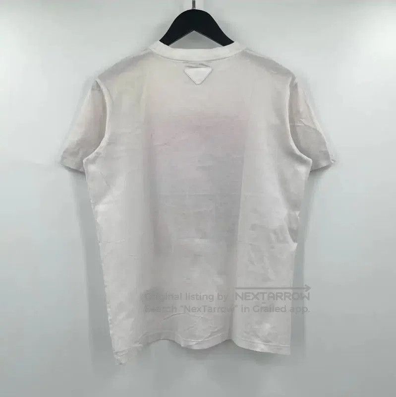 Prada Prada Summer White Cotton Short Sleeve T-Shirt. Size US S / EU 44-46 / 1 - 2 Thumbnail