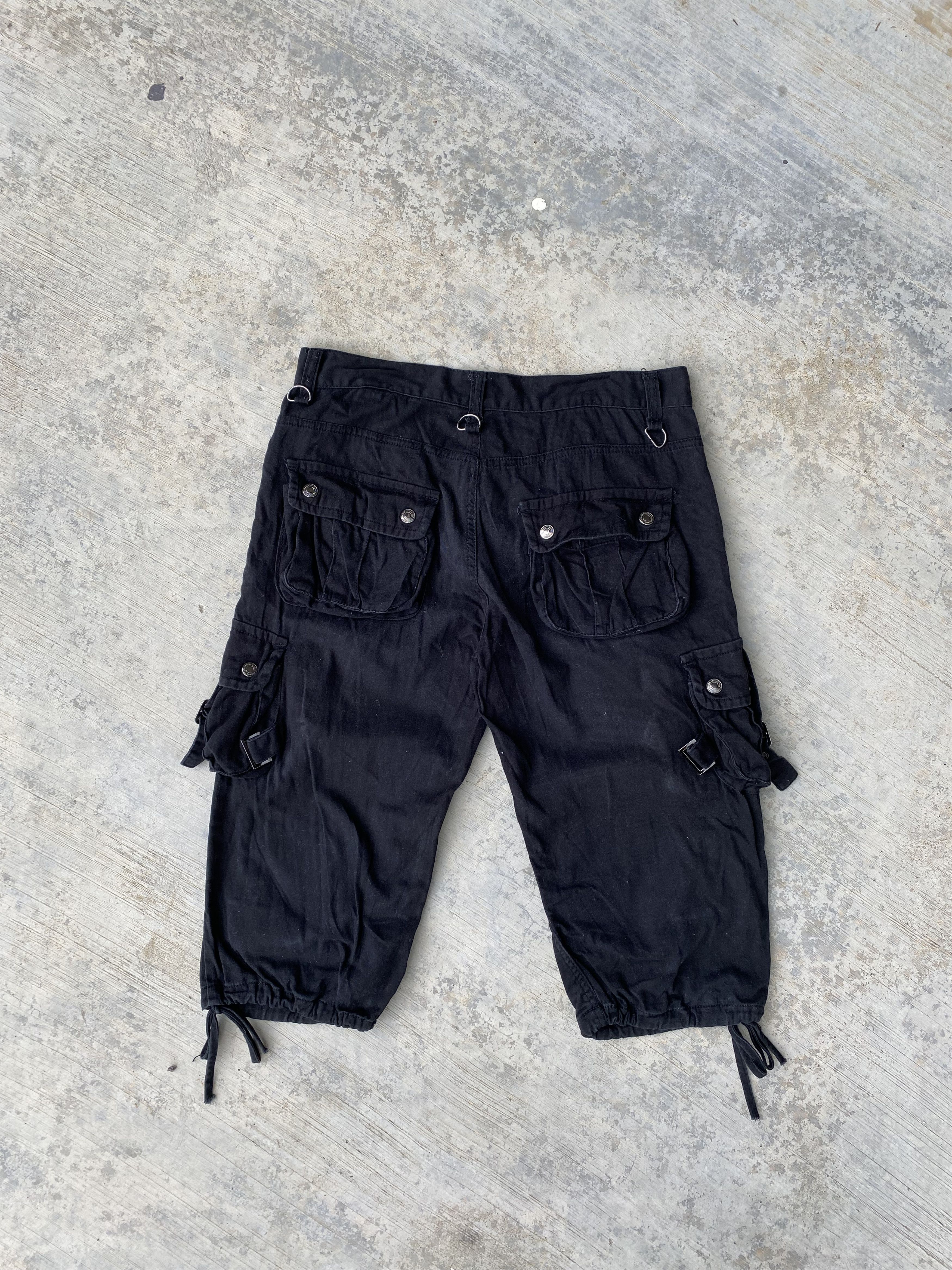 Japanese Brand × Seditionaries × Vintage Vintage lowbox punk bondage cargo shorts Size US 30 / EU 46 - 2 Thumbnail