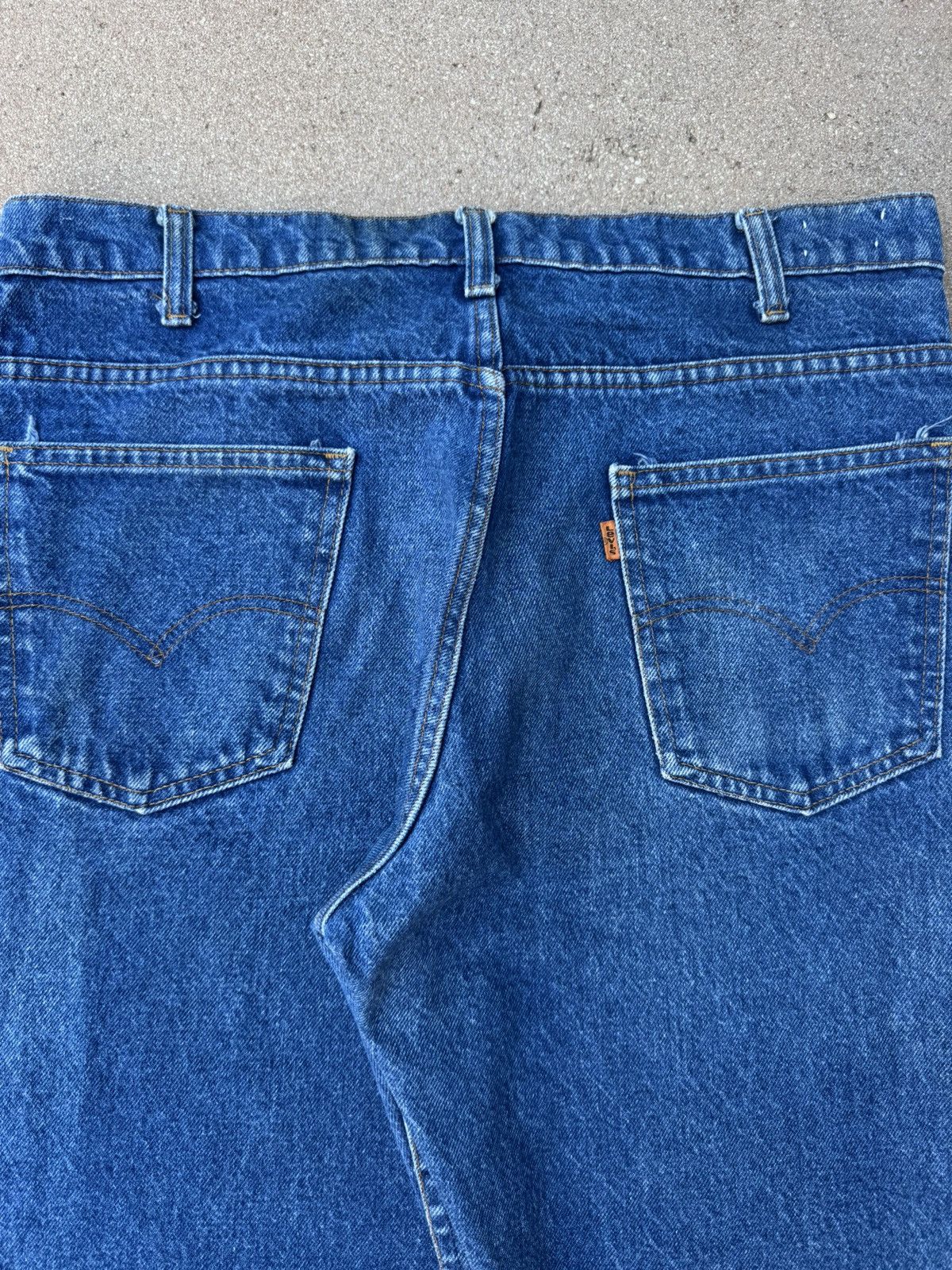 Levi's × Vintage Vtg 70’s Levi’s 646 Orange Tab Bellbottom Flare Jeans 36x29 Size US 36 / EU 52 - 7 Thumbnail