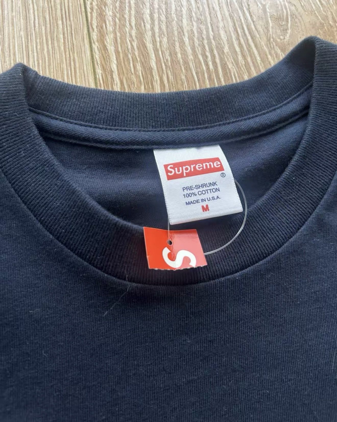 Supreme Supreme 20th anniversary box logo tee navy ds Size US M / EU 48-50 / 2 - 3 Thumbnail
