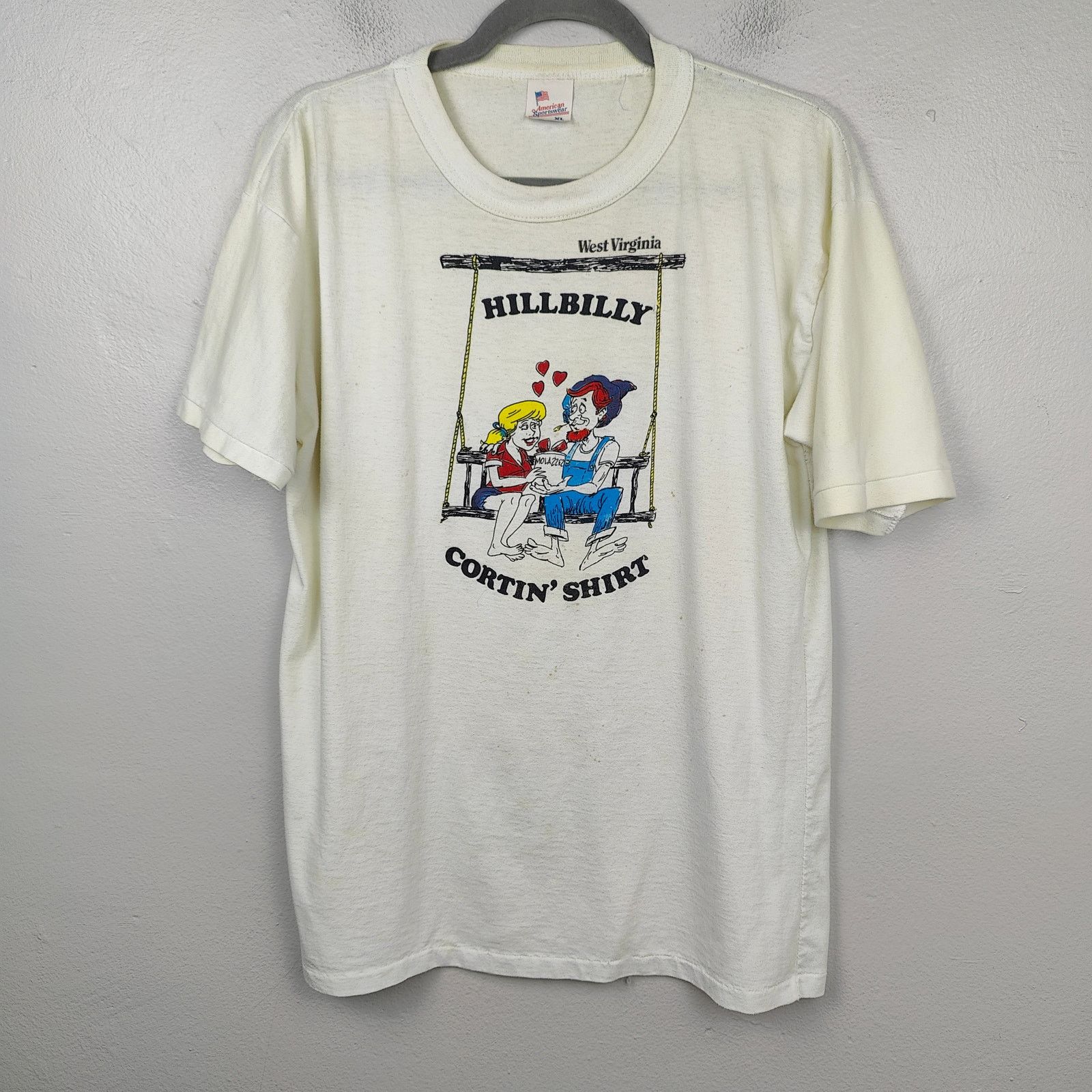 Other Vintage 90s Hillbilly Cortin' Shirt XL American Sportswea Size US XL / EU 56 / 4 - 1 Thumbnail