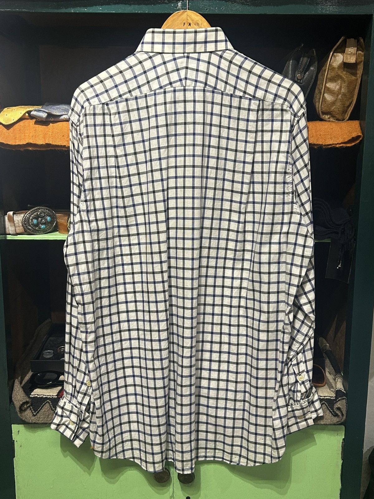 Burberry Burberry Button Up Shirt Size US XL / EU 56 / 4 - 2 Thumbnail