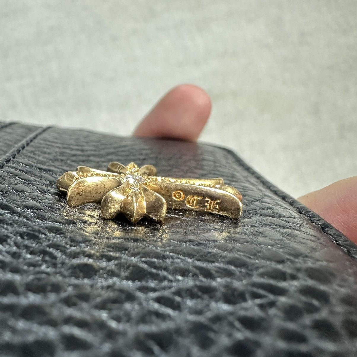 Chrome Hearts Chrome Hearts 22k Tiny Cross with Diamonds Card Holder Size ONE SIZE - 5 Thumbnail