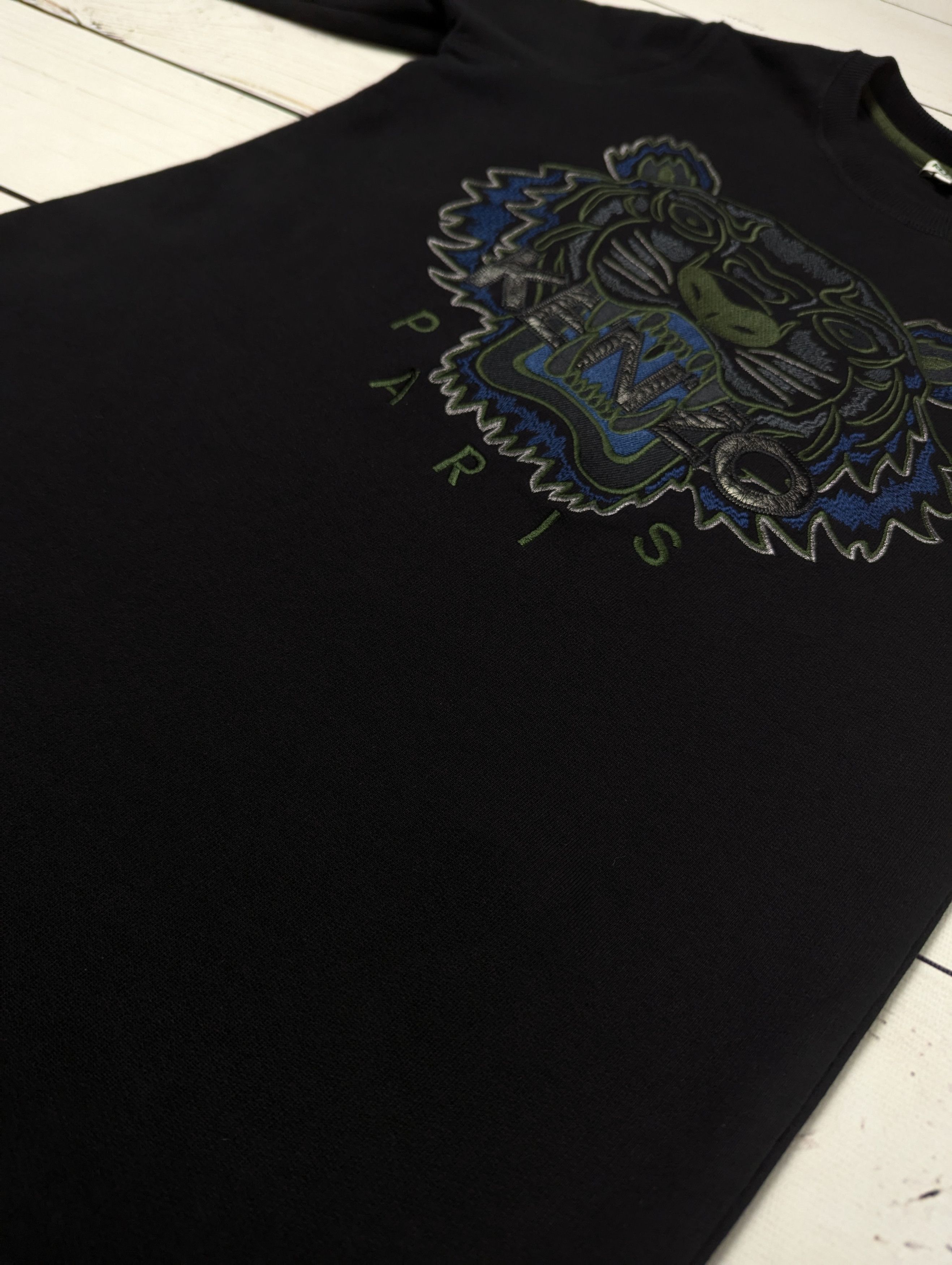 Kenzo Kenzo Paris Embroidered Tiger Logo Sweatshirt Dress Size XS / US 0-2 / IT 36-38 - 4 Thumbnail
