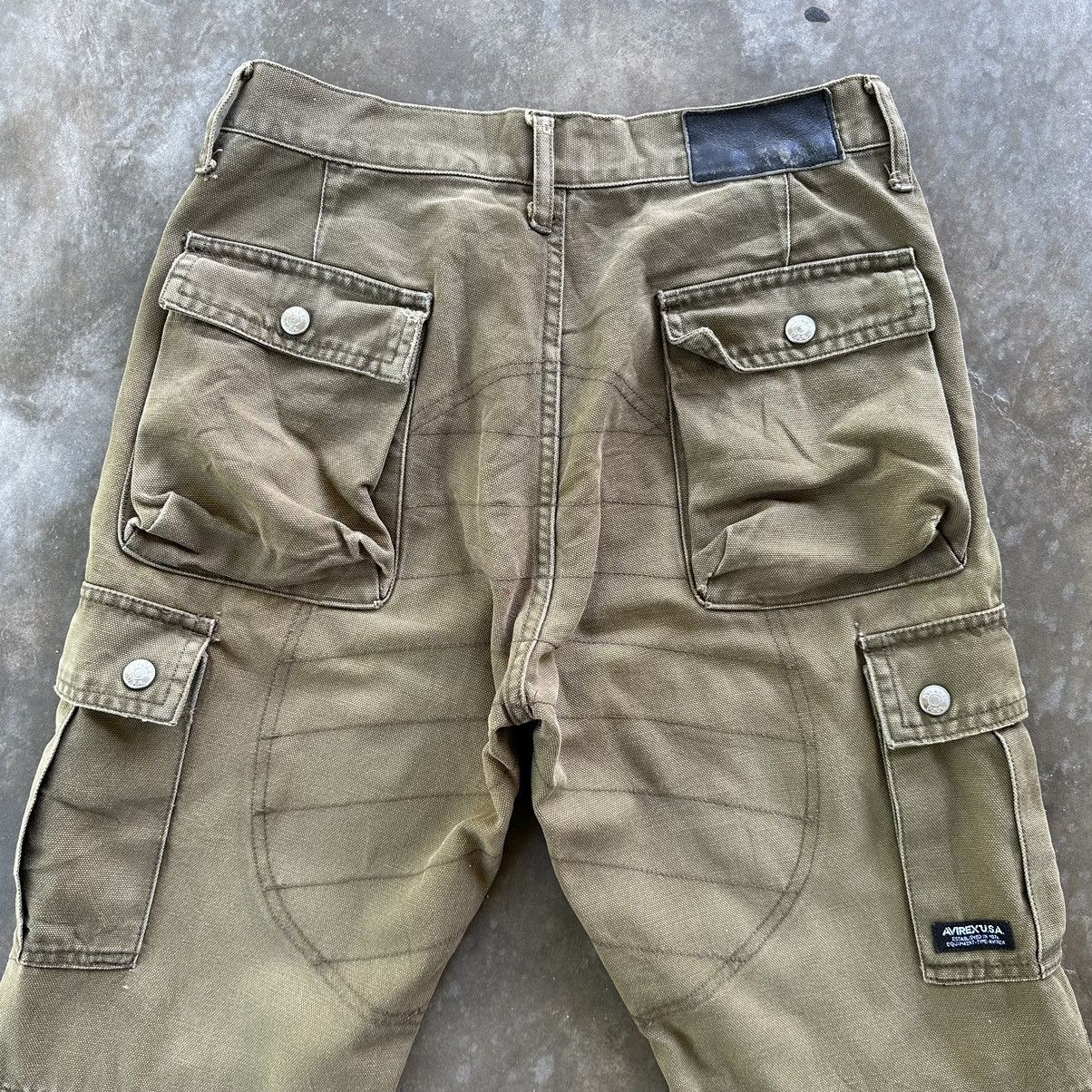 Avirex 🔥W27x33 Avirex USA Distressed Tactical Cargo Pant Size US 27 - 12 Thumbnail
